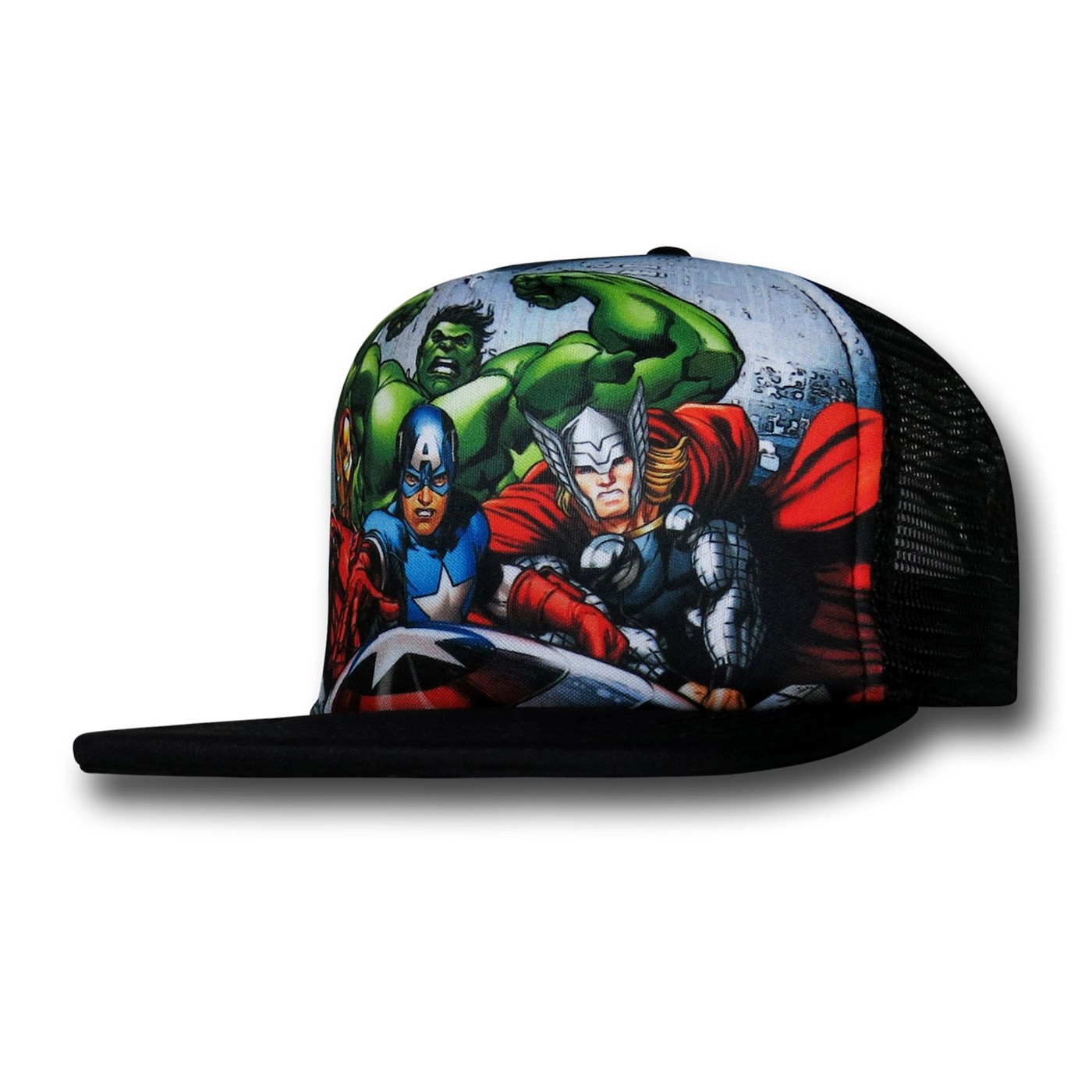 Marvel Avengers Trucker Hat, Black