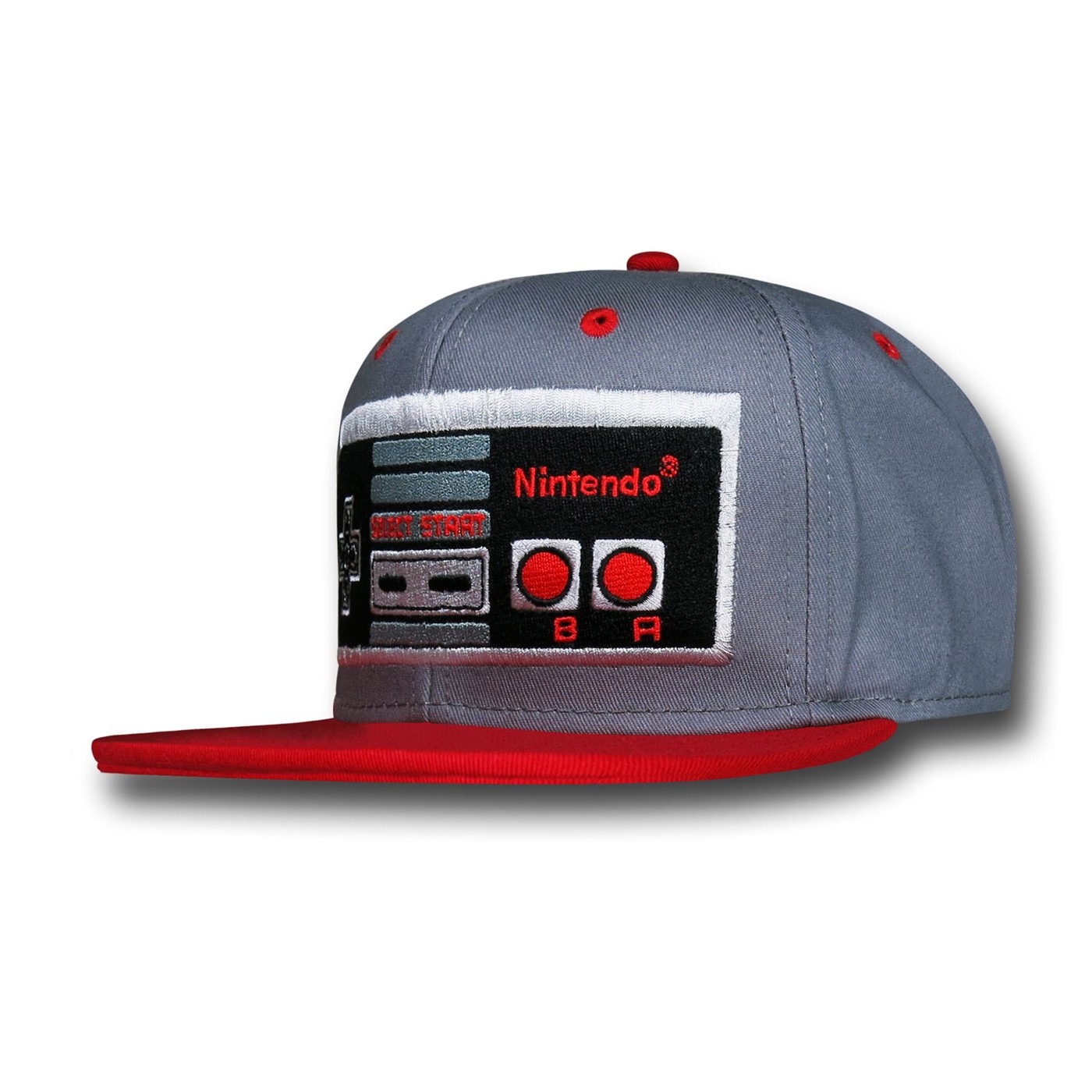 Nintendo Grey Controller Snapback Cap, Grey