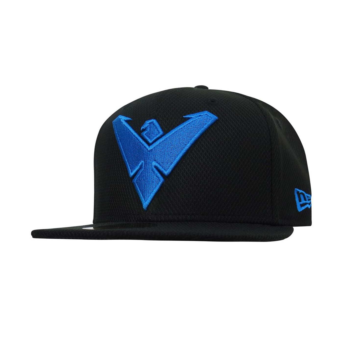 Nightwing Symbol 59Fifty Black Fitted Hat, Black