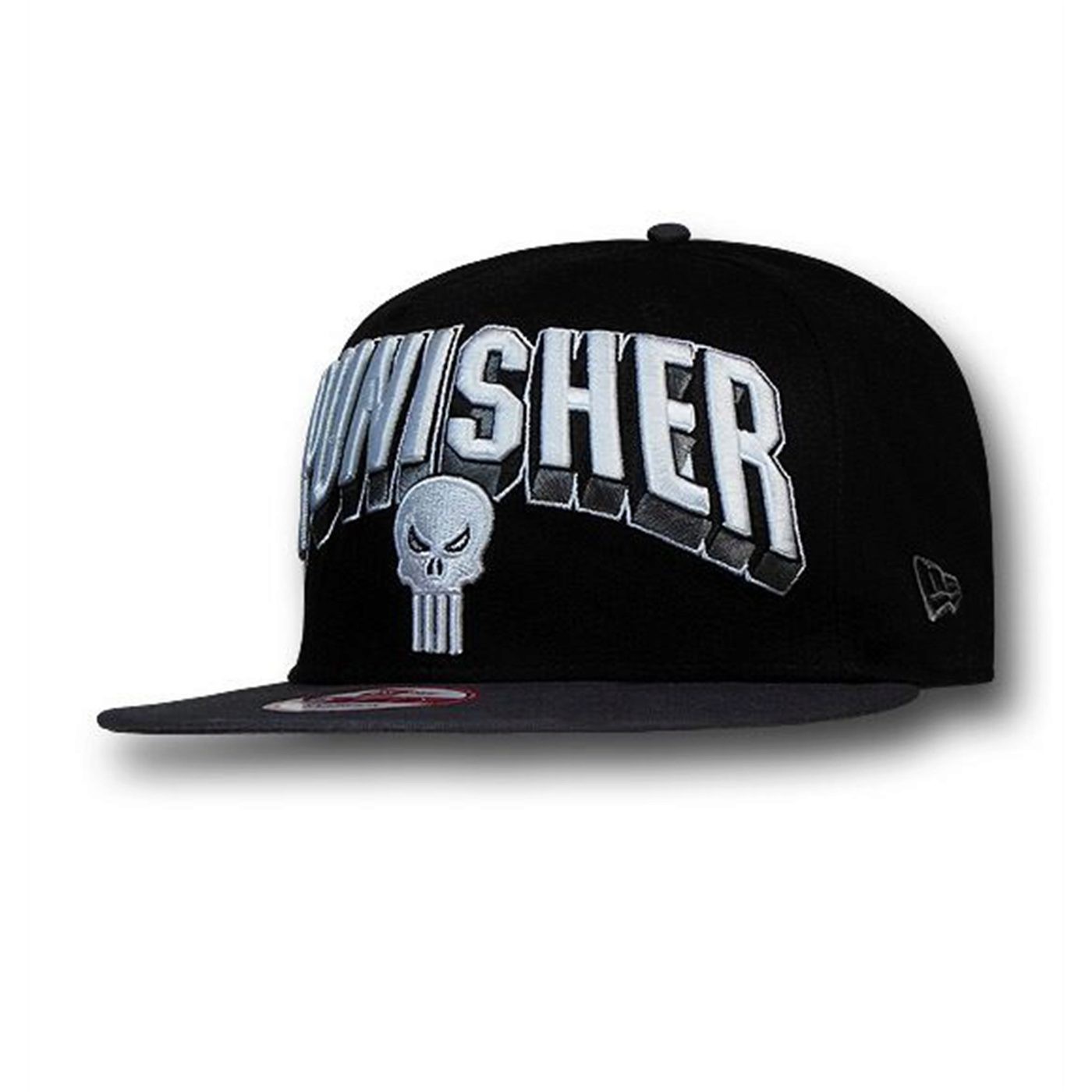 Punisher Big Logo 9Fifty Snapback Cap, Black
