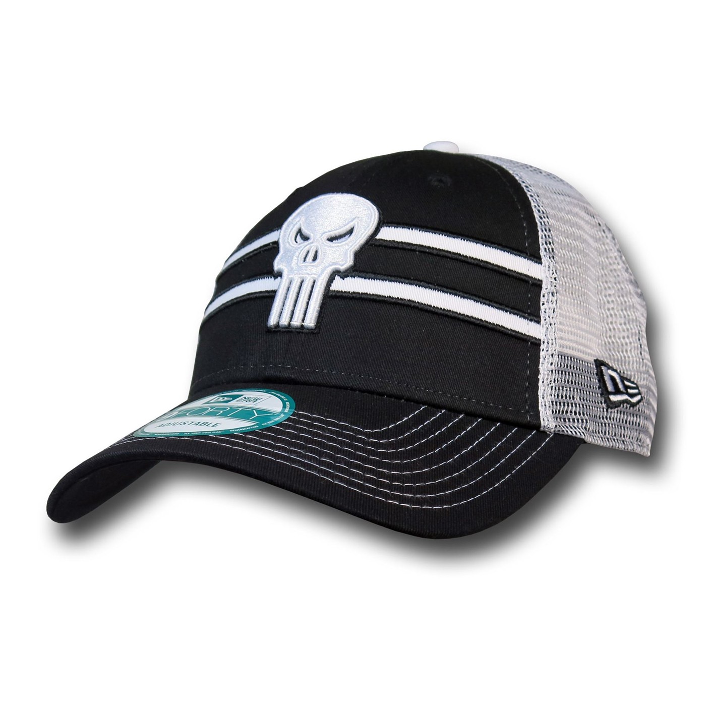 Punisher Symbol 9Forty Frontband Cap, Black