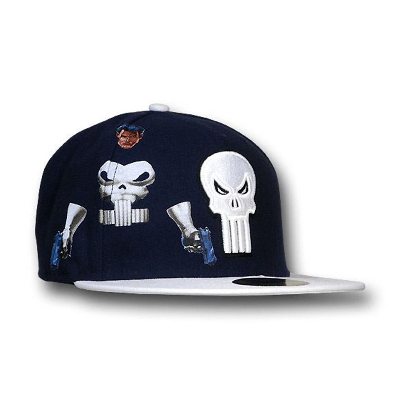 Punisher Materialize 59Fifty Flat Billed Cap, Blue