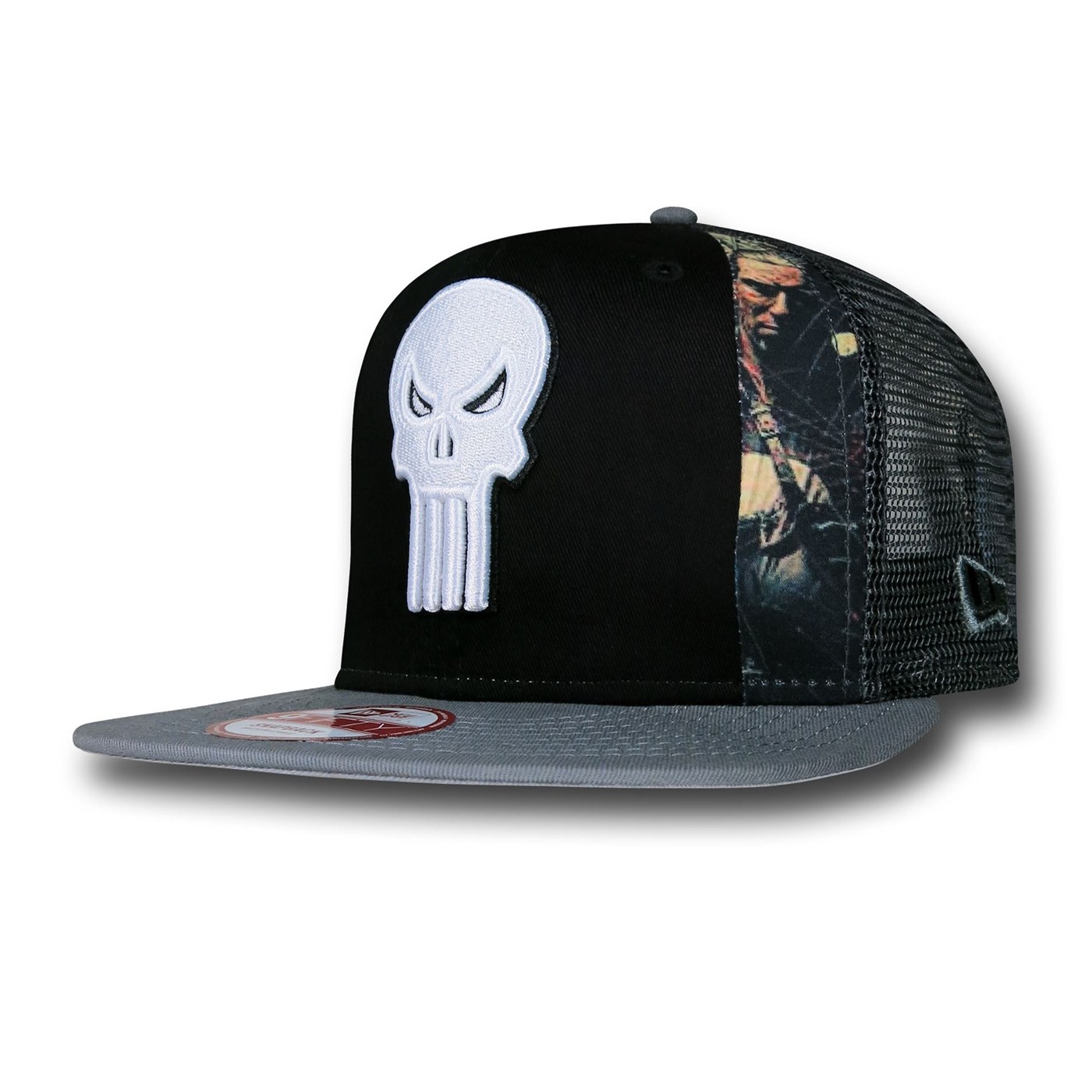 Punisher Slice 9Fifty Snapback Cap, Black