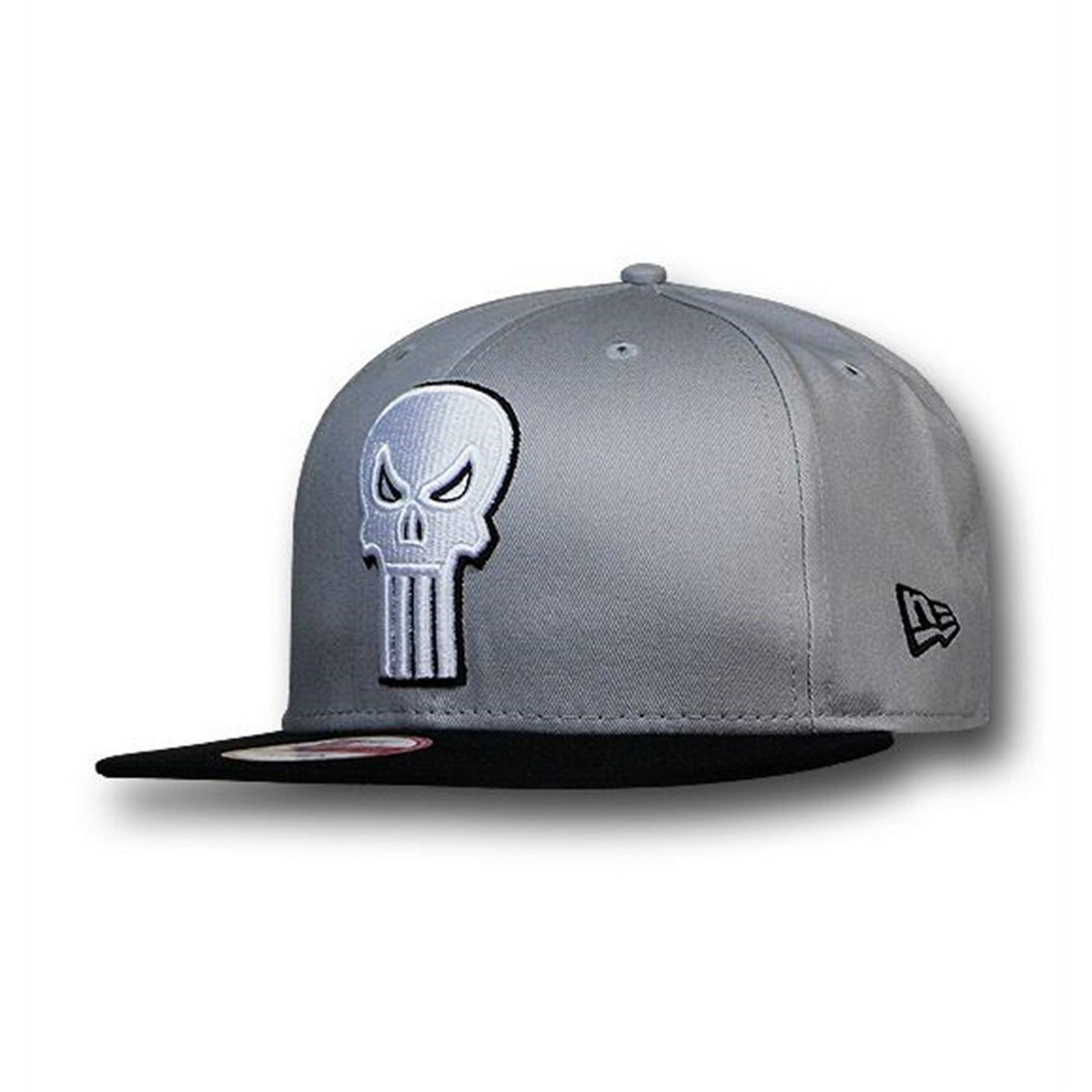 Punisher Symbol Grey 9Fifty Snapback Cap, Grey