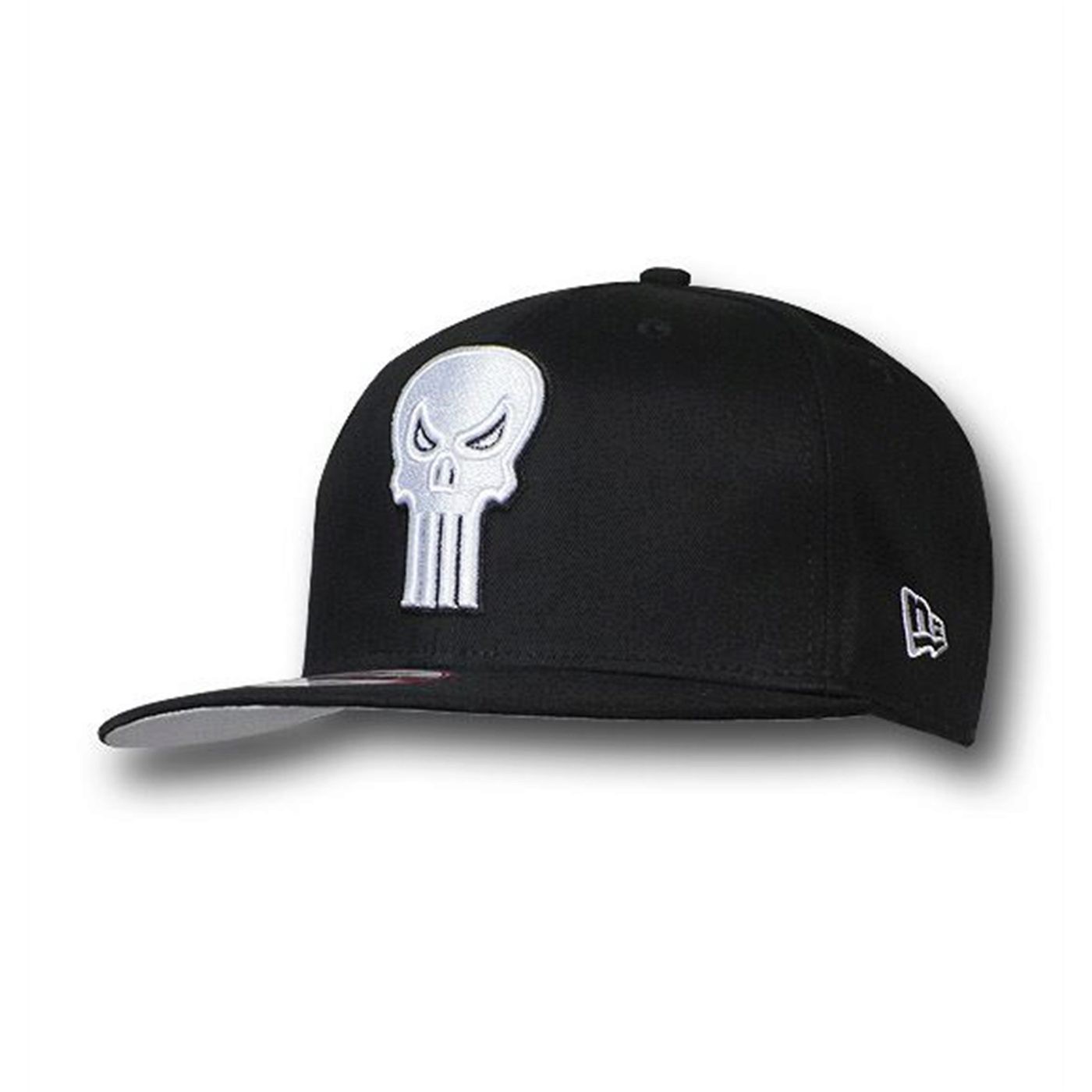 Punisher 9Fifty Symbol Black Snapback Flat Billed Cap, Black