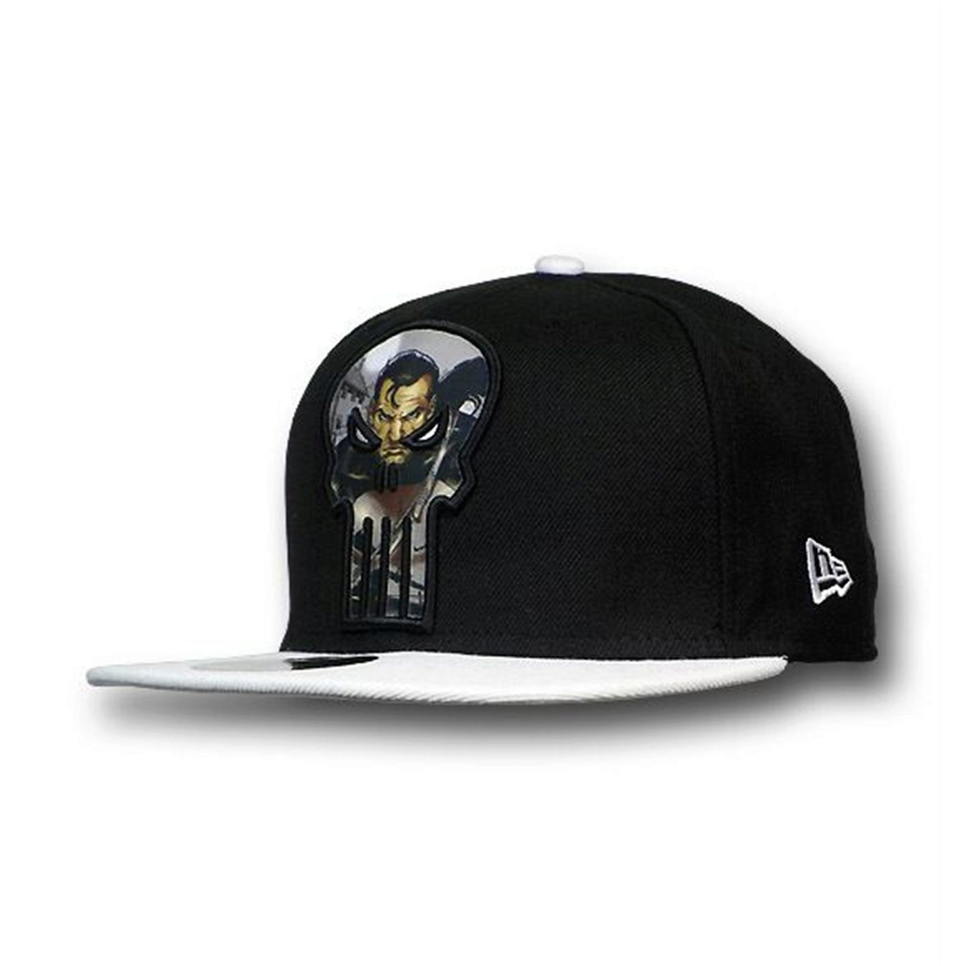 Punisher Stare and Skull Flat Bill 59Fifty Cap, Black