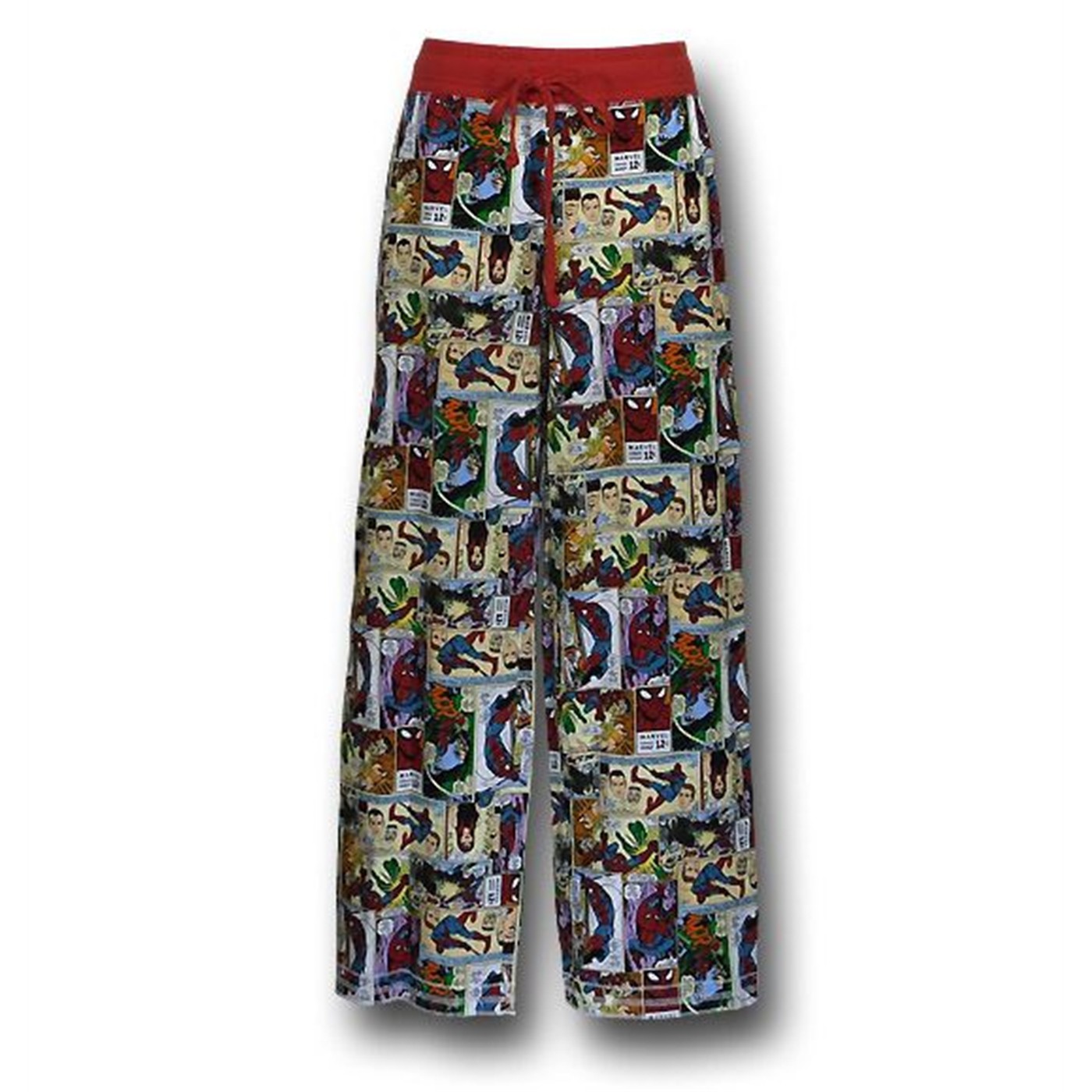 Spider-Man Comics Womens Drawstring Capris