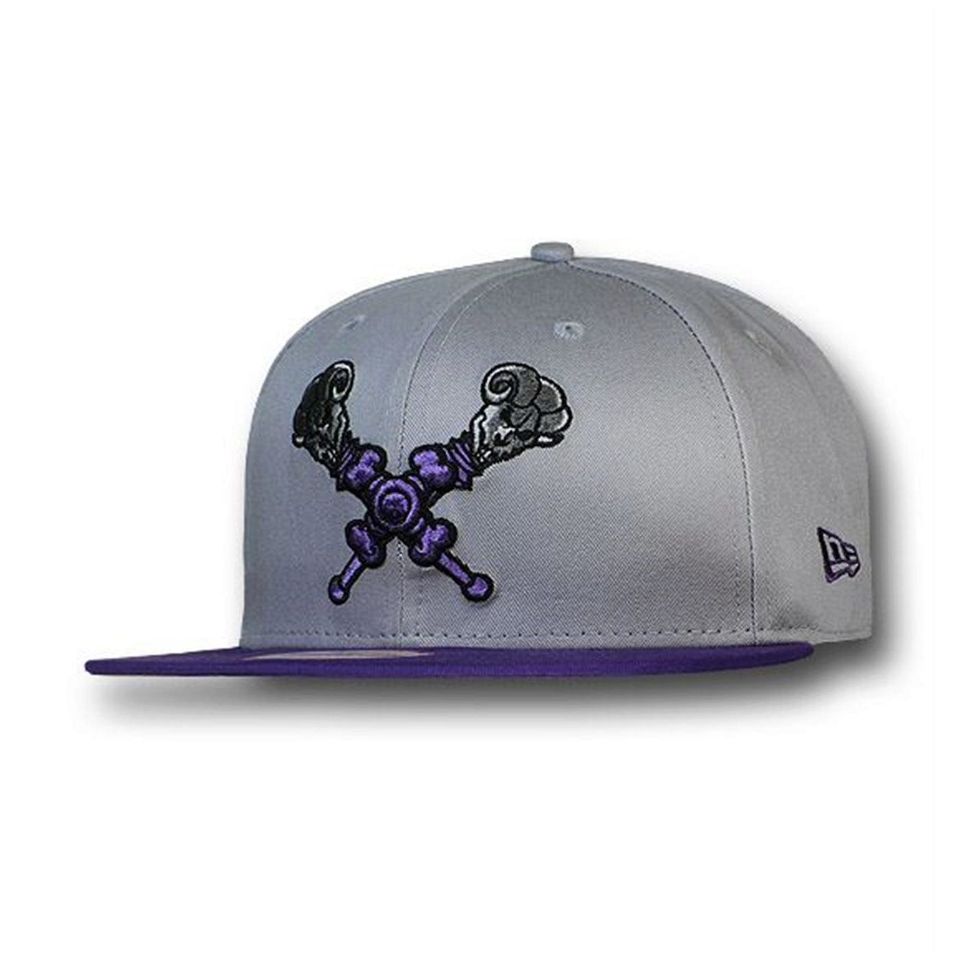Skeletor Crest Grey 9Fifty Snapback Cap, Grey
