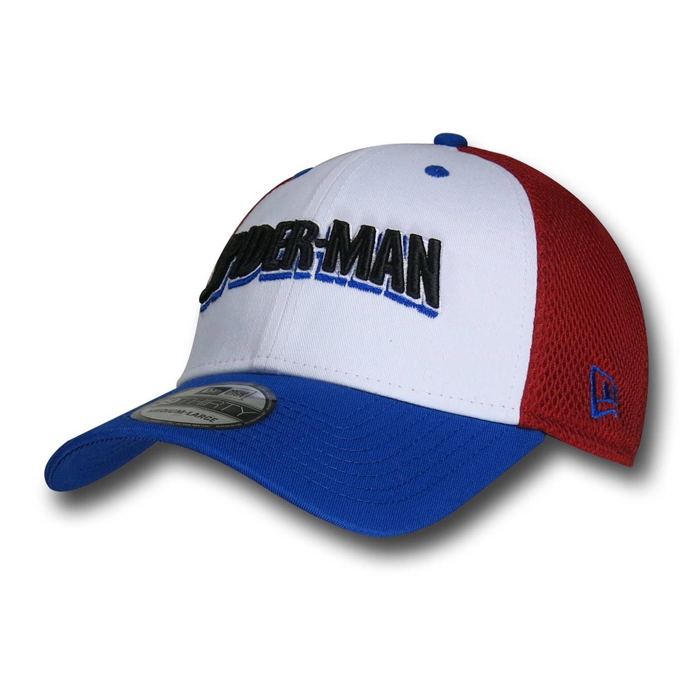 Spiderman Logo Neo 39Thirty Cap, White