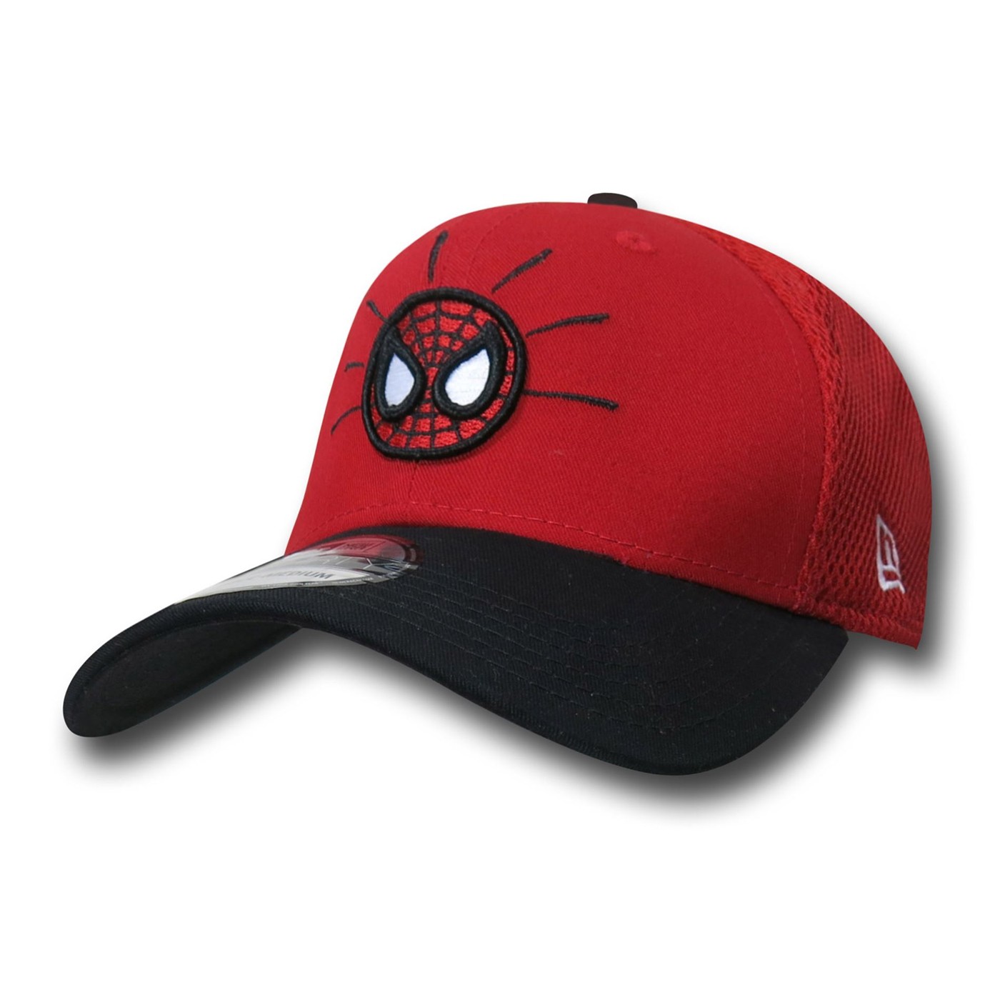 Spiderman Round Mask Neo 39Thirty Cap, Red