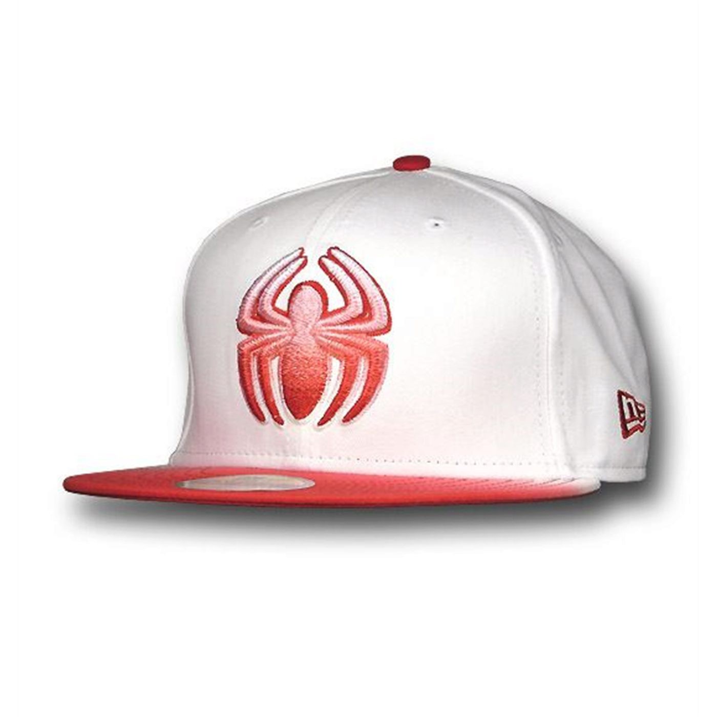 Spiderman Fading 59Fifty White Flat Bill Cap, White