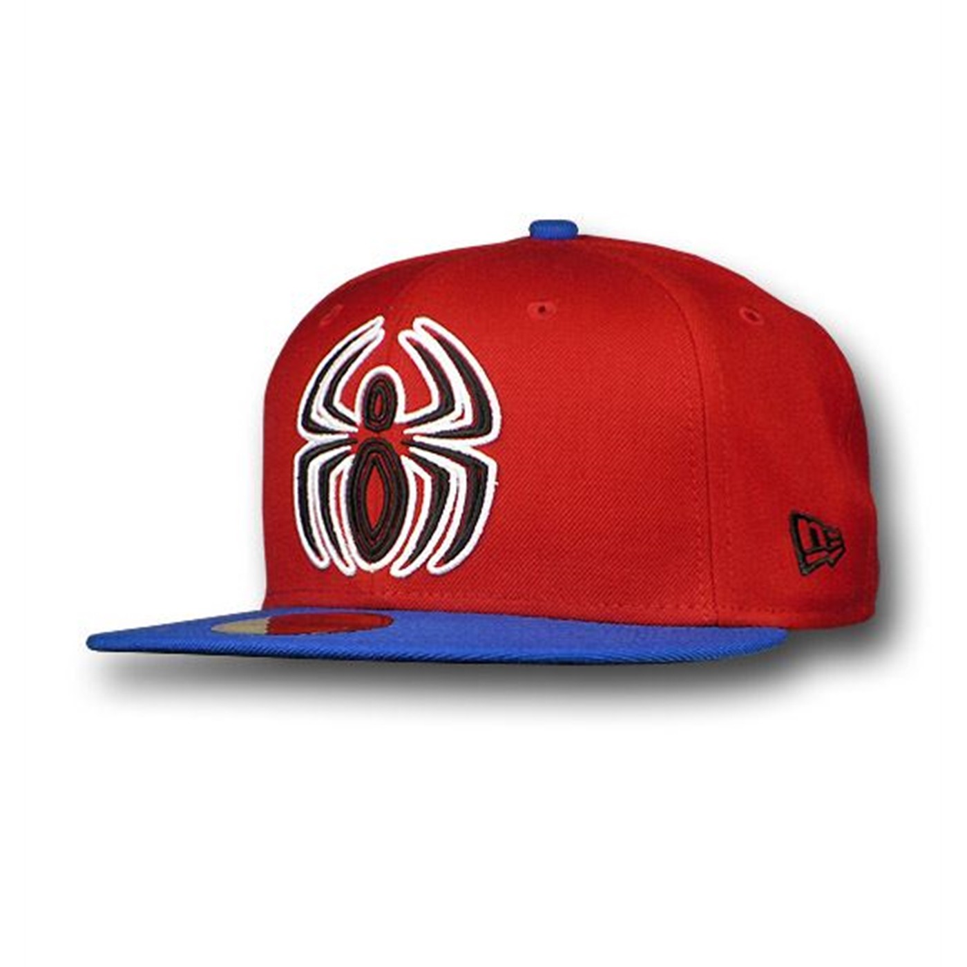 Spiderman Outline Symbol 59Fifty Flat Bill Cap, Red
