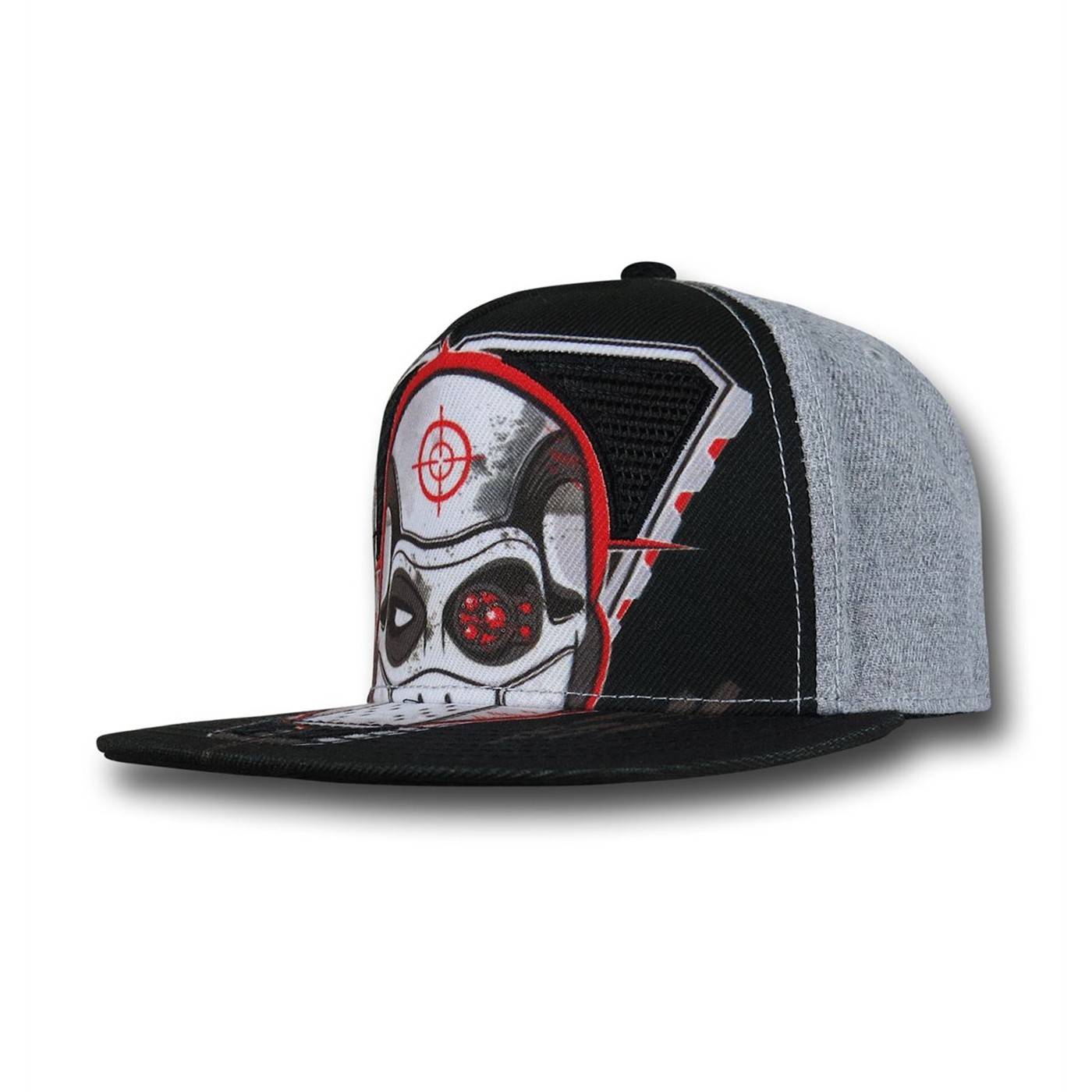 Suicide Squad Deadshot Light Up Snapback Hat, Black