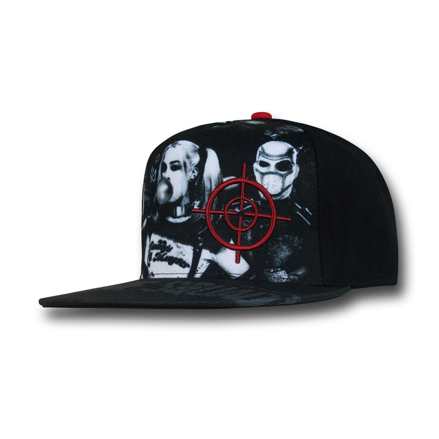 Suicide Squad Gang Snapback Hat, Black