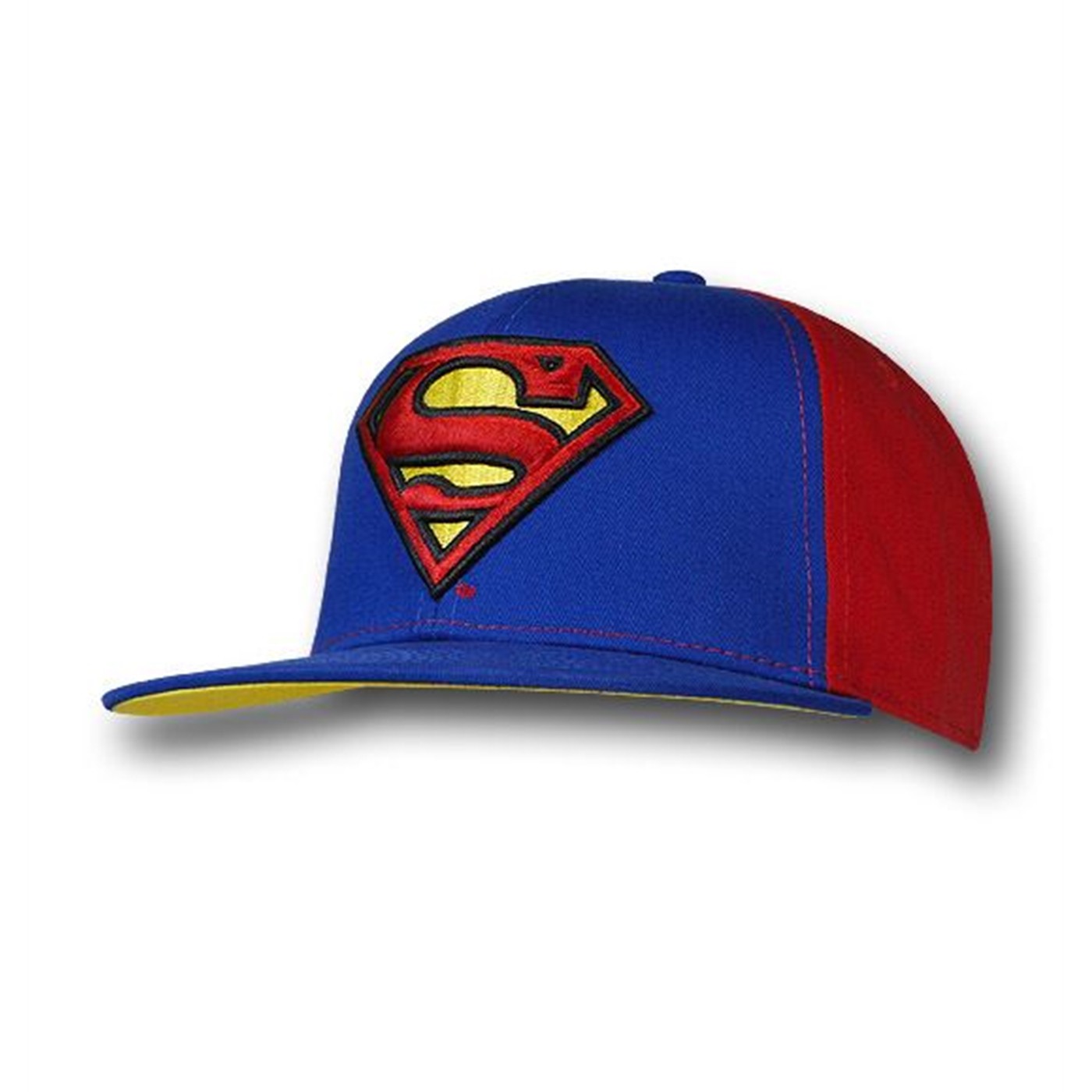 Superman 3D Embroidered Symbol Cap, Blue