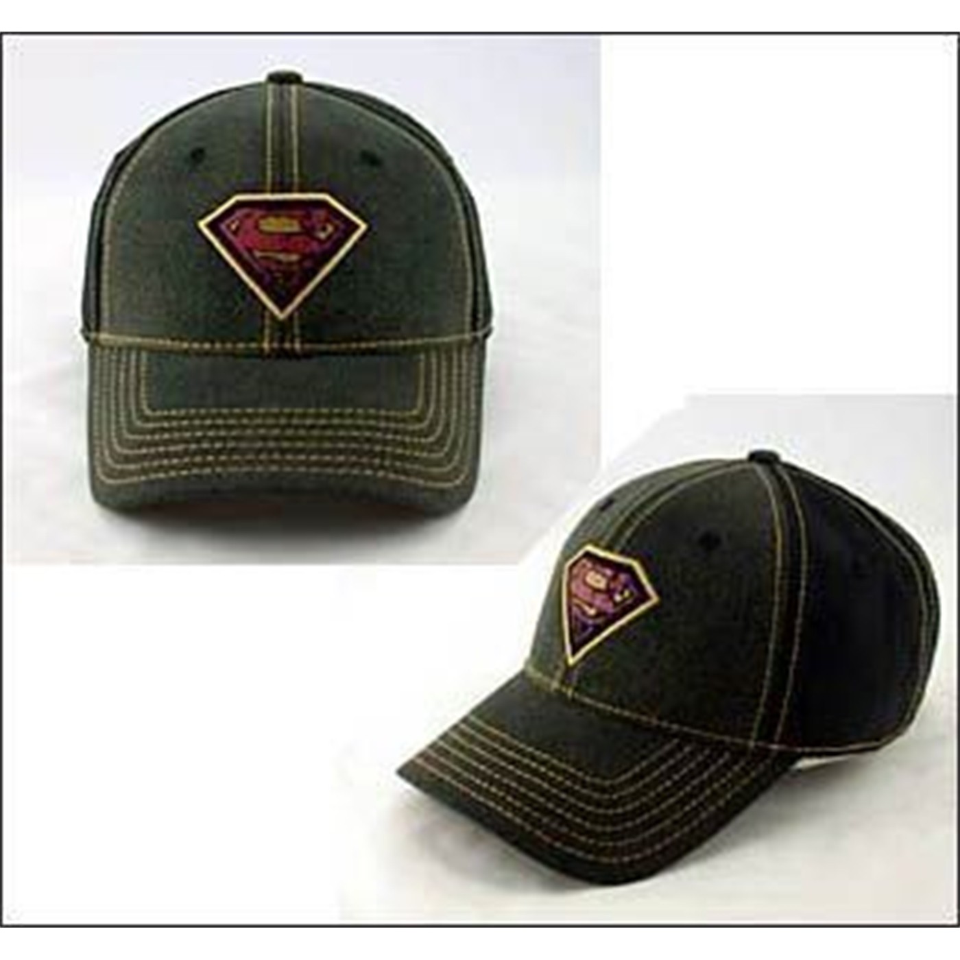 Superman Black Faded Cap