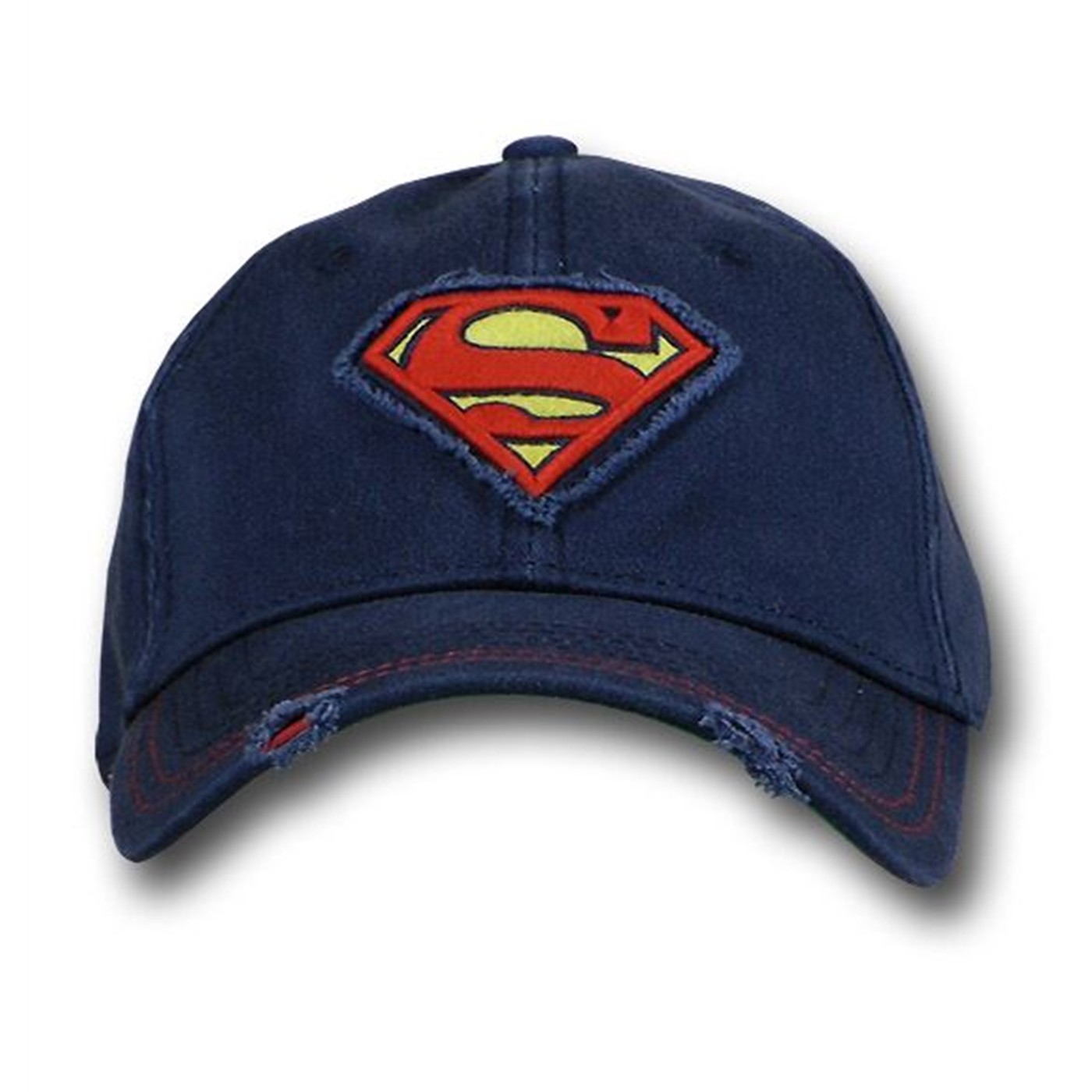Superman Distressed Patch Baseball Cap