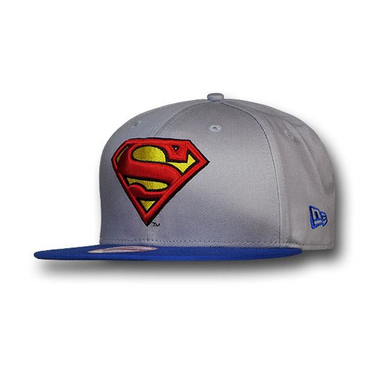 Superman Grey 9Fifty Snapback Cap, Grey
