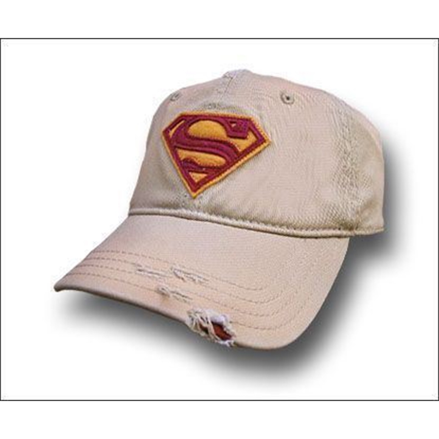 Superman Desert Khaki Baseball Cap/Hat