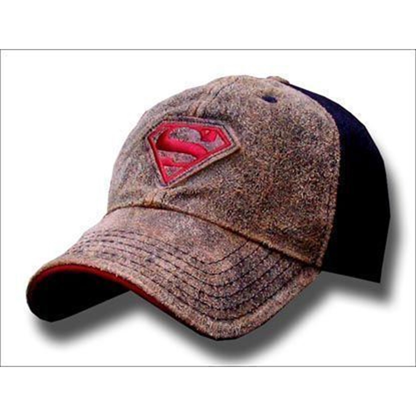 Superman Leather Baseball Cap