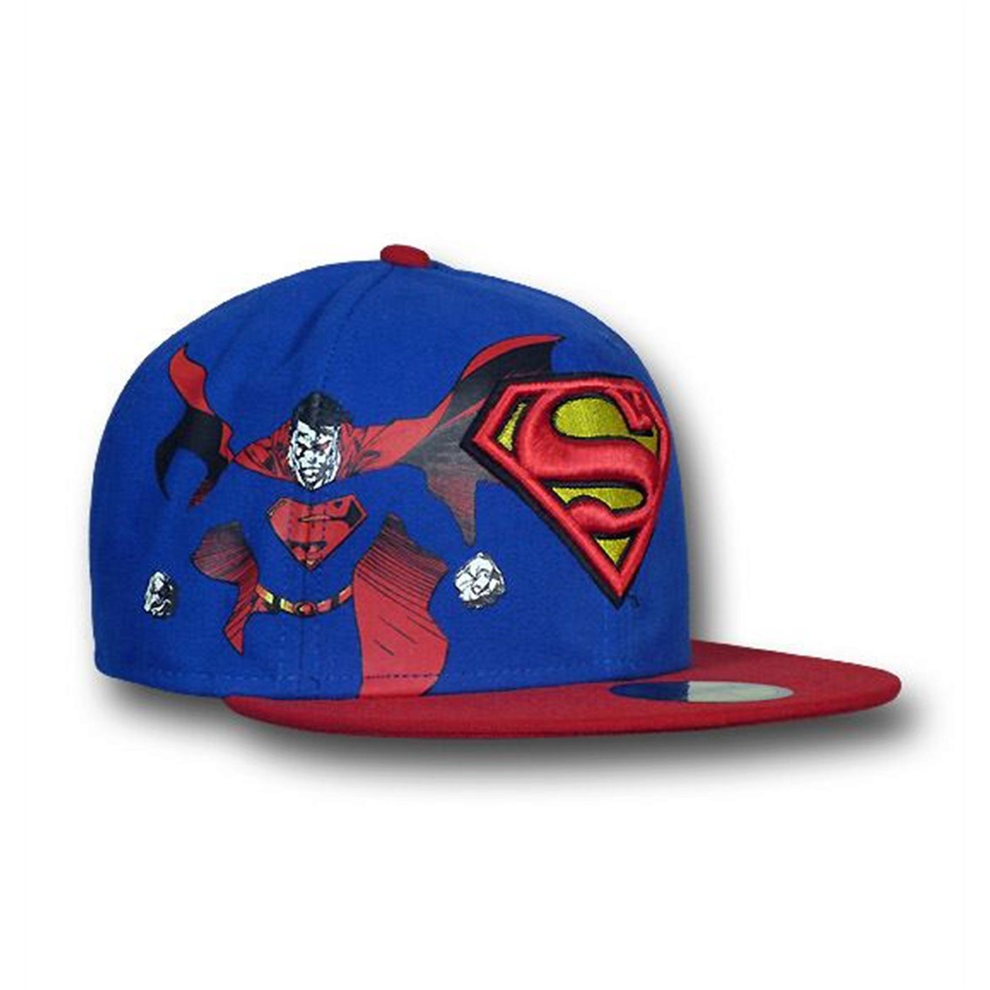 Superman Materialize 59Fifty Flat Billed Cap, Blue