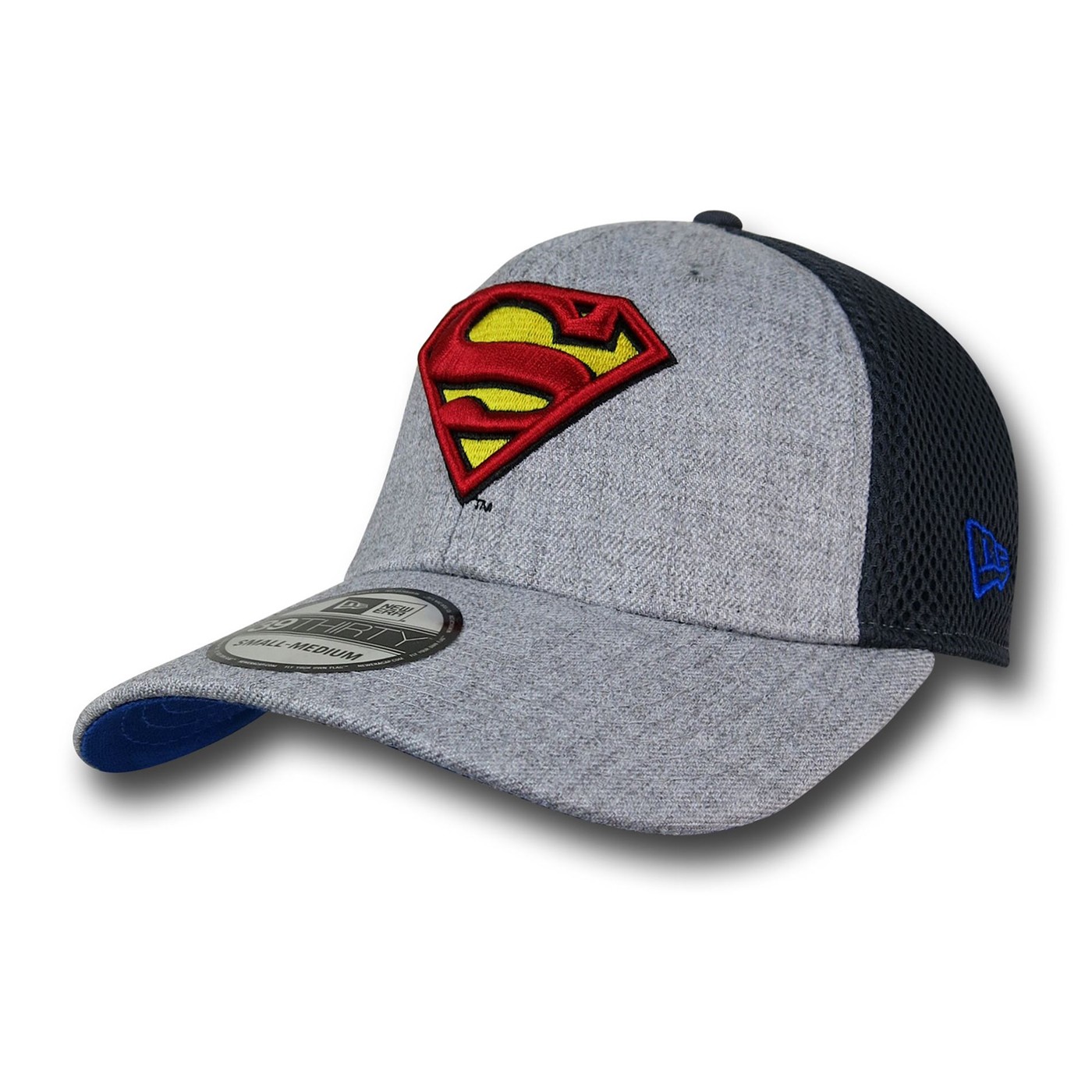 Superman Heather Neo 39Thirty Cap, Grey