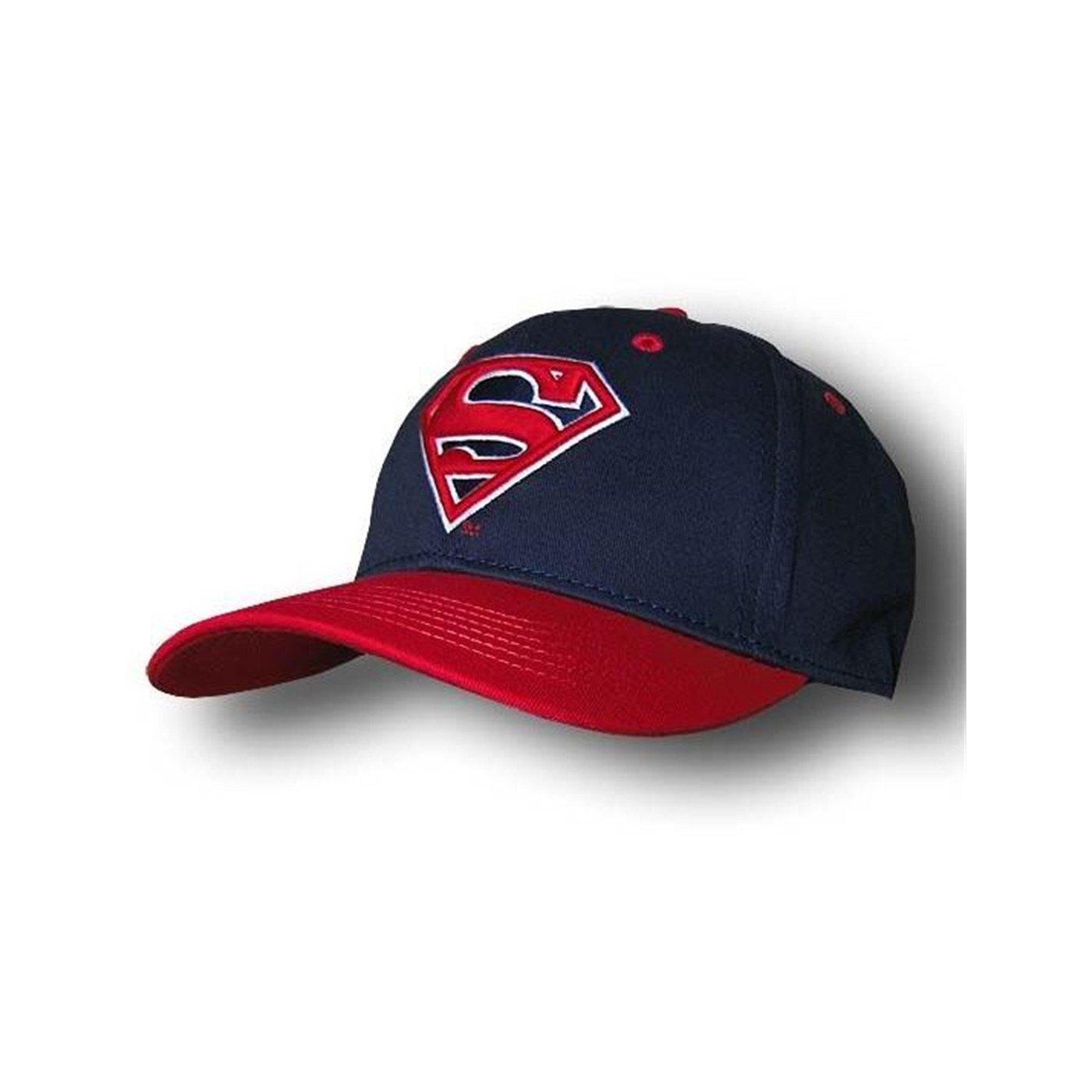 Superman Red and Blue Baseball Cap, Red