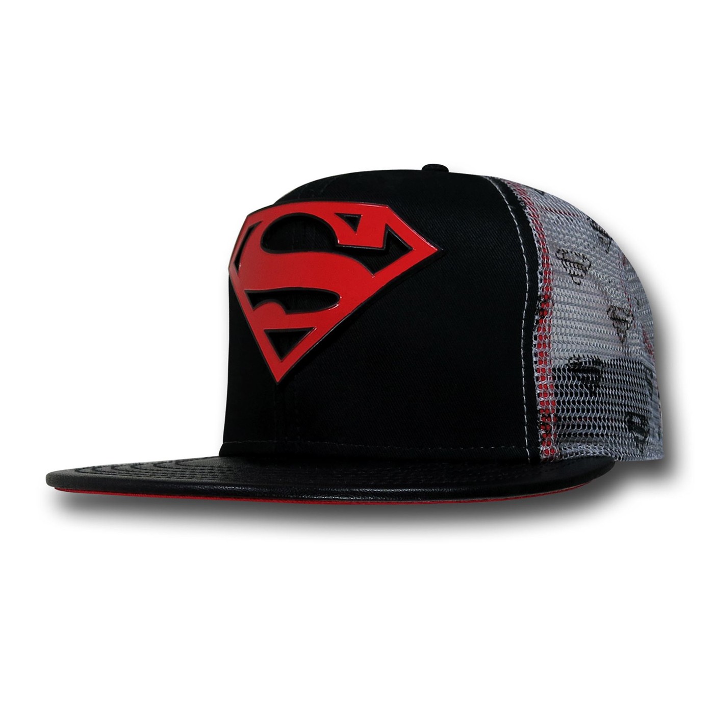 Superboy Heavy Metal Symbol Cap, Black