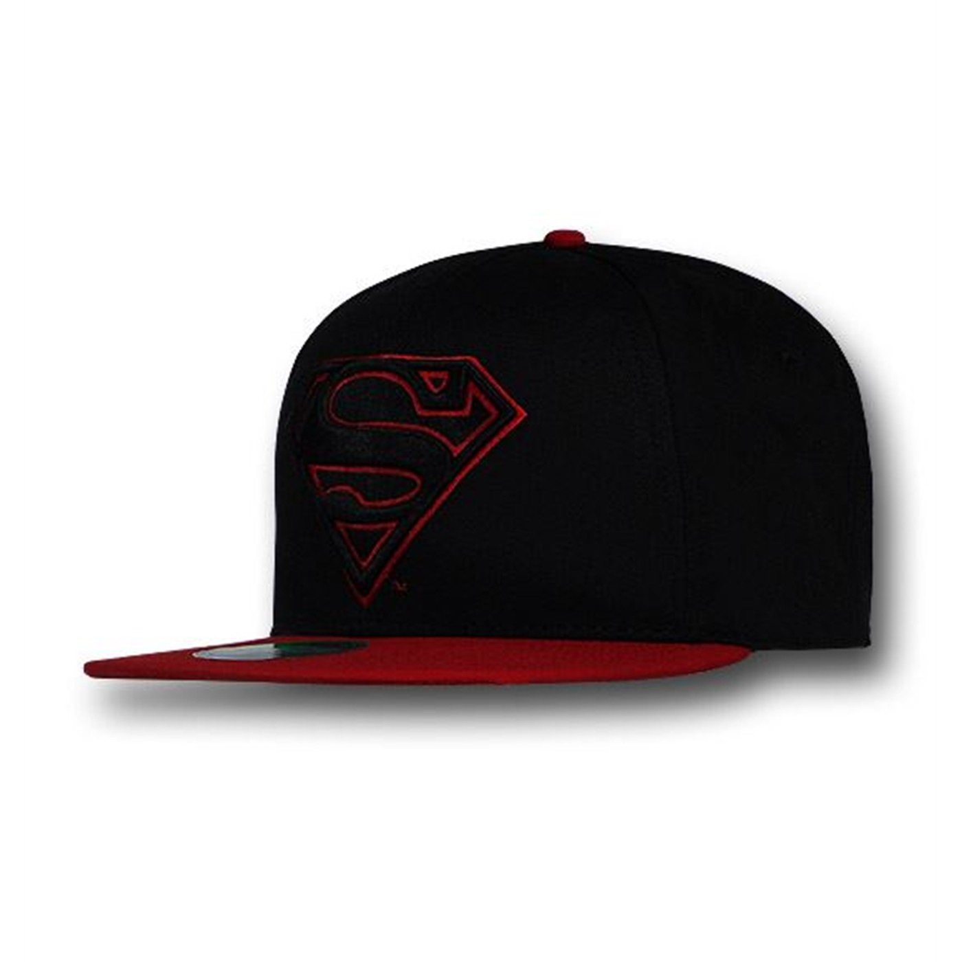 Superman Black and Red Adjustable Cap, Black