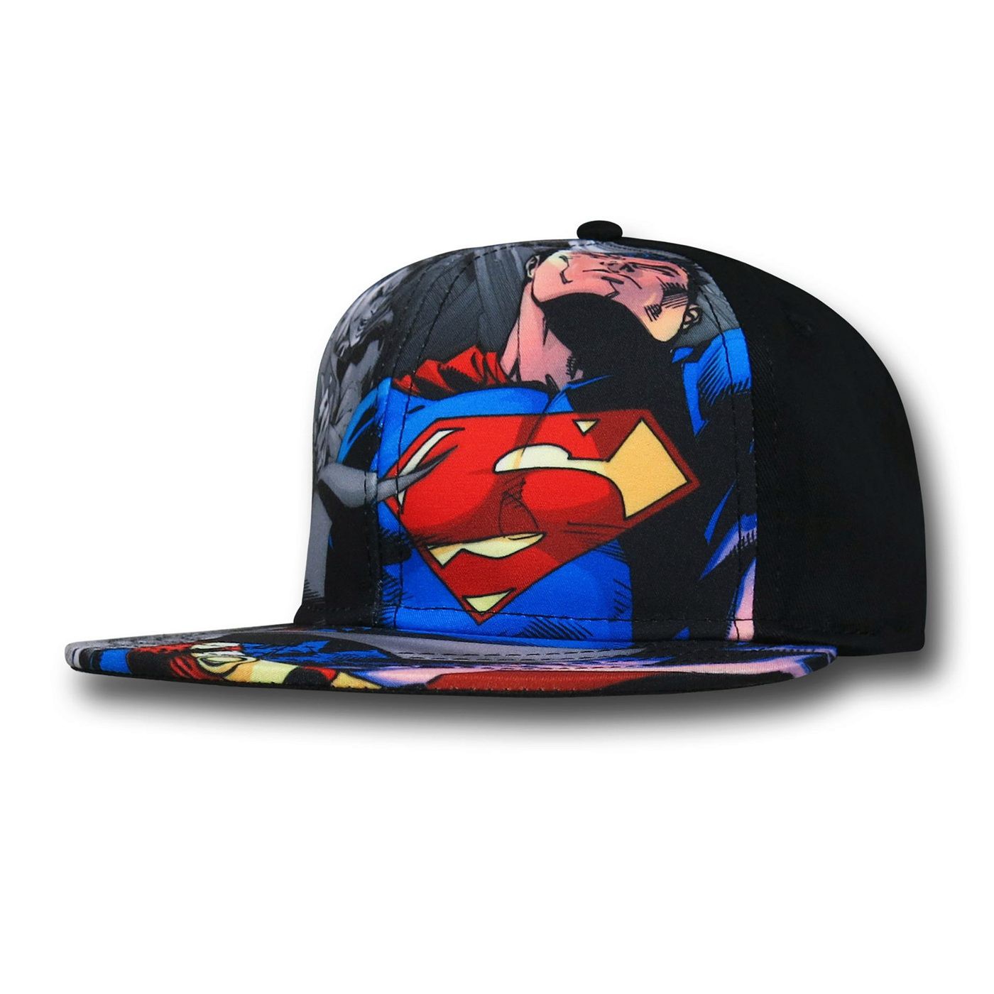 Superman Urban Sublimation Kids Cap, Black