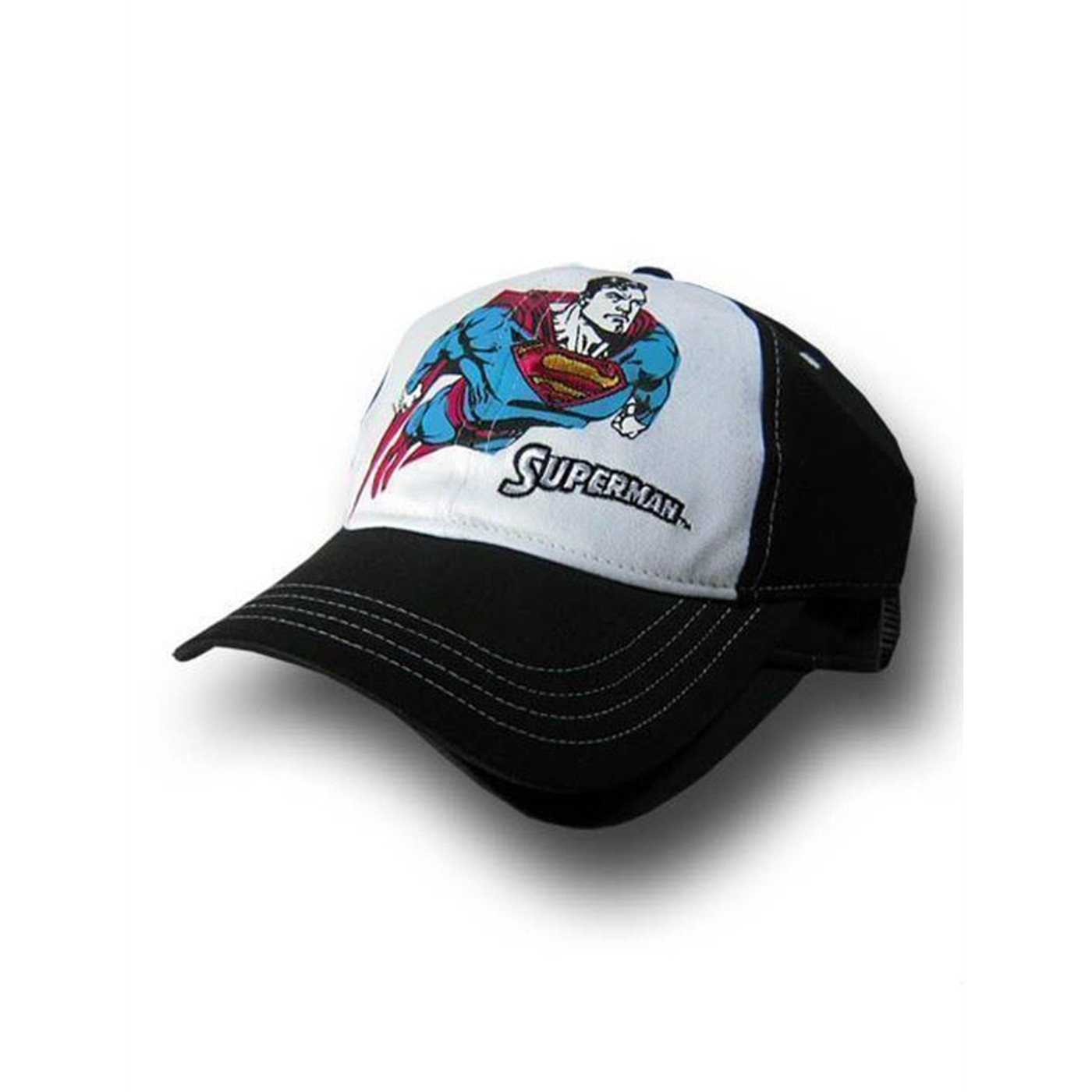 Superman Youth Black Baseball Cap