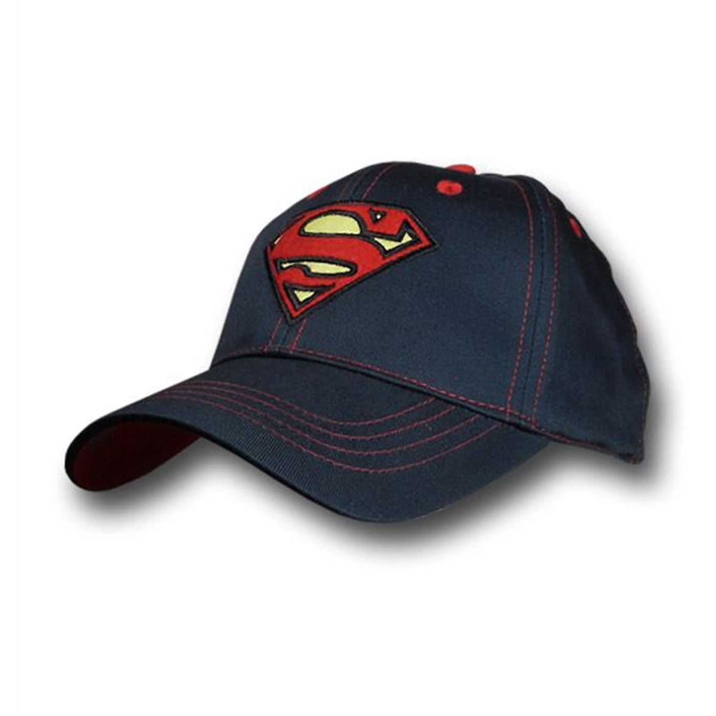 Superman Youth Classic Symbol Baseball Cap, Blue