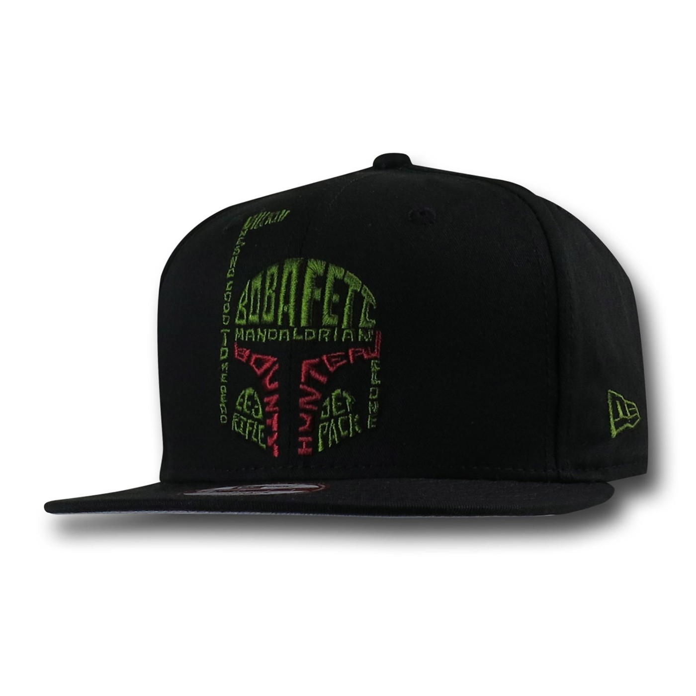 Star Wars Boba Words 9Fifty Snapback Cap, Black