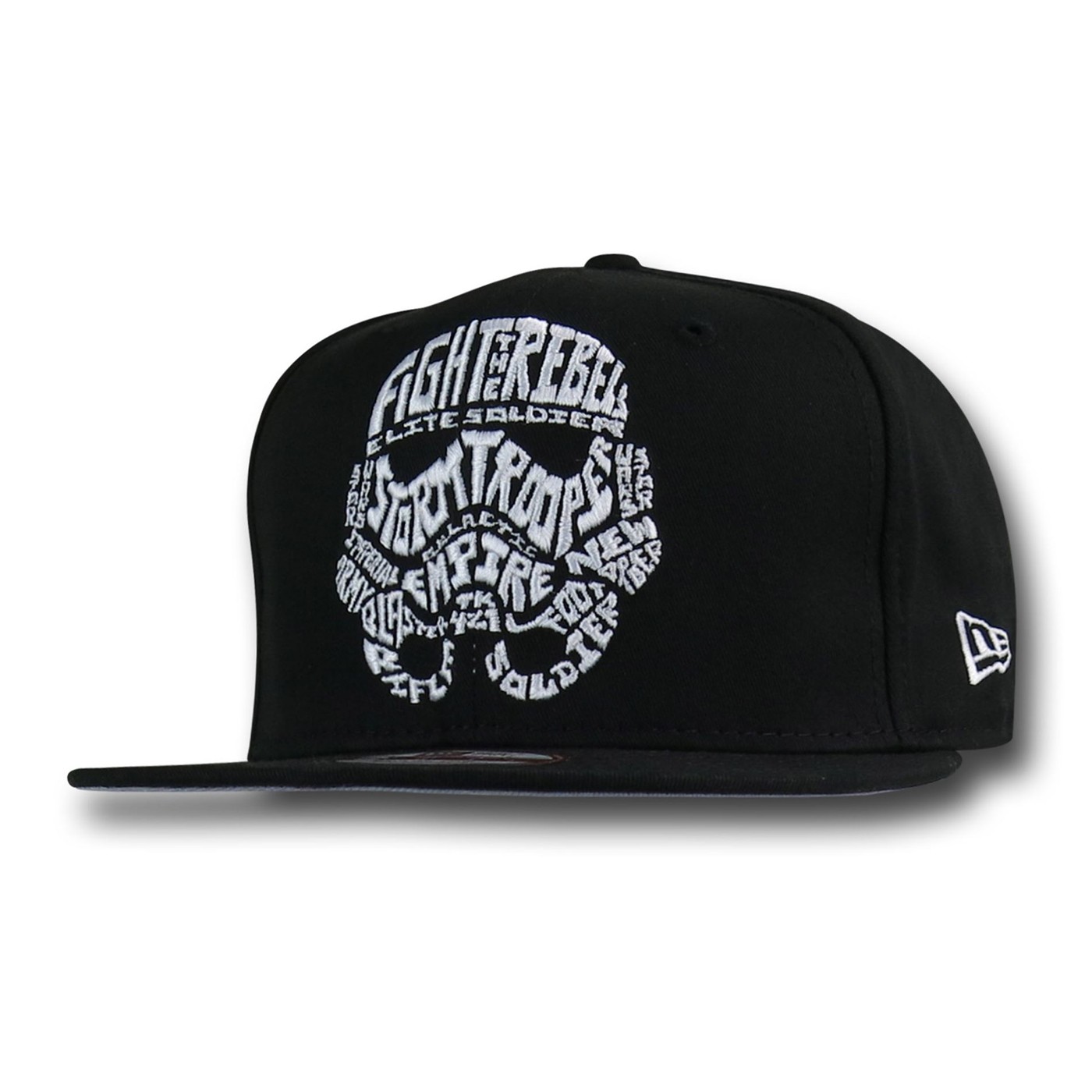 Star Wars Storm Trooper Words 9Fifty Snapback Cap, Black
