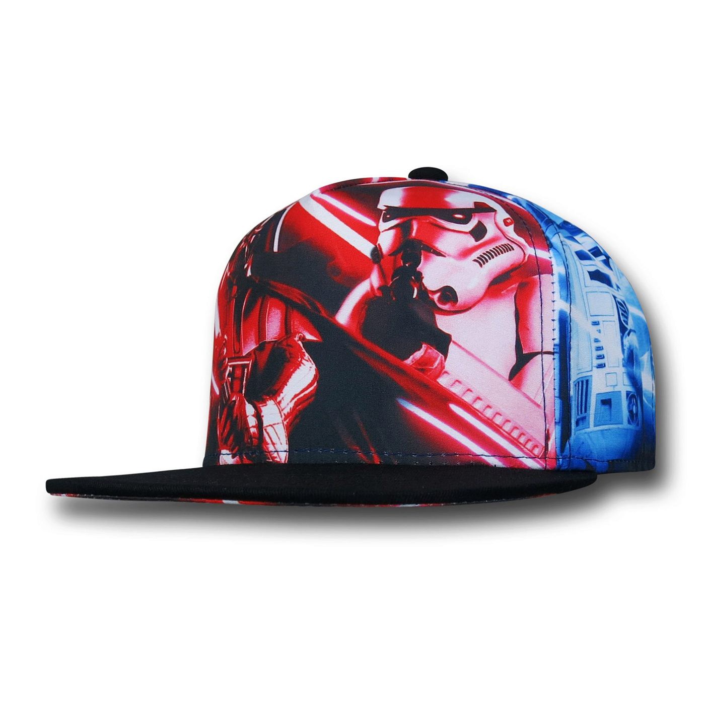 Star Wars Sublimated Kids Snapback Cap, Black