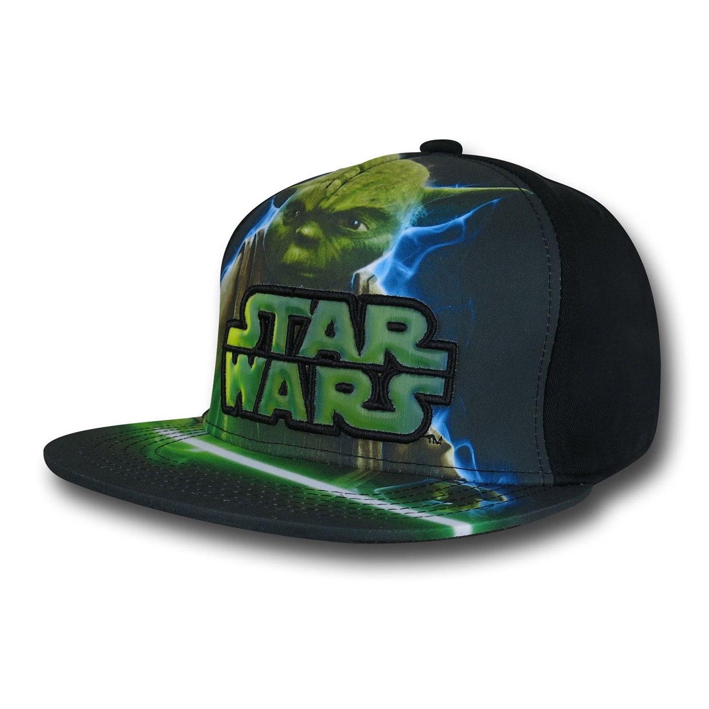 Star Wars Yoda Kids Lenticular Logo Cap, Black