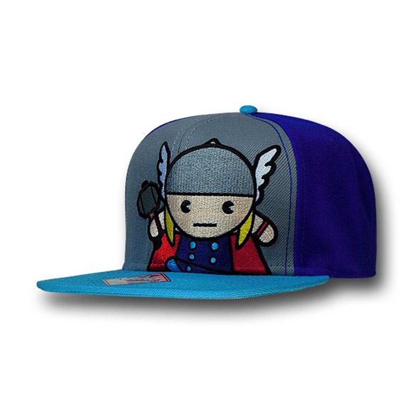 Thor Kawaii Snapback Cap, Blue