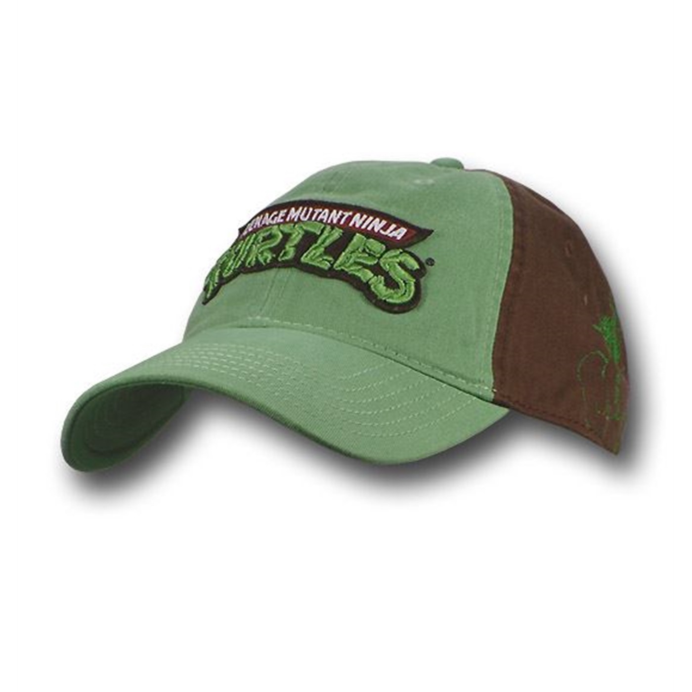 TMNT Green Brown Logo Baseball Cap