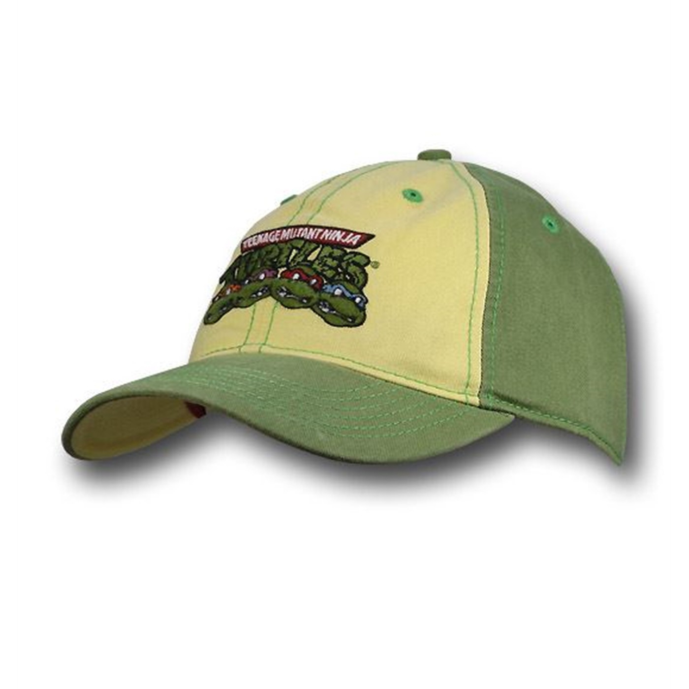 TMNT Heads Logo Baseball Cap, Green
