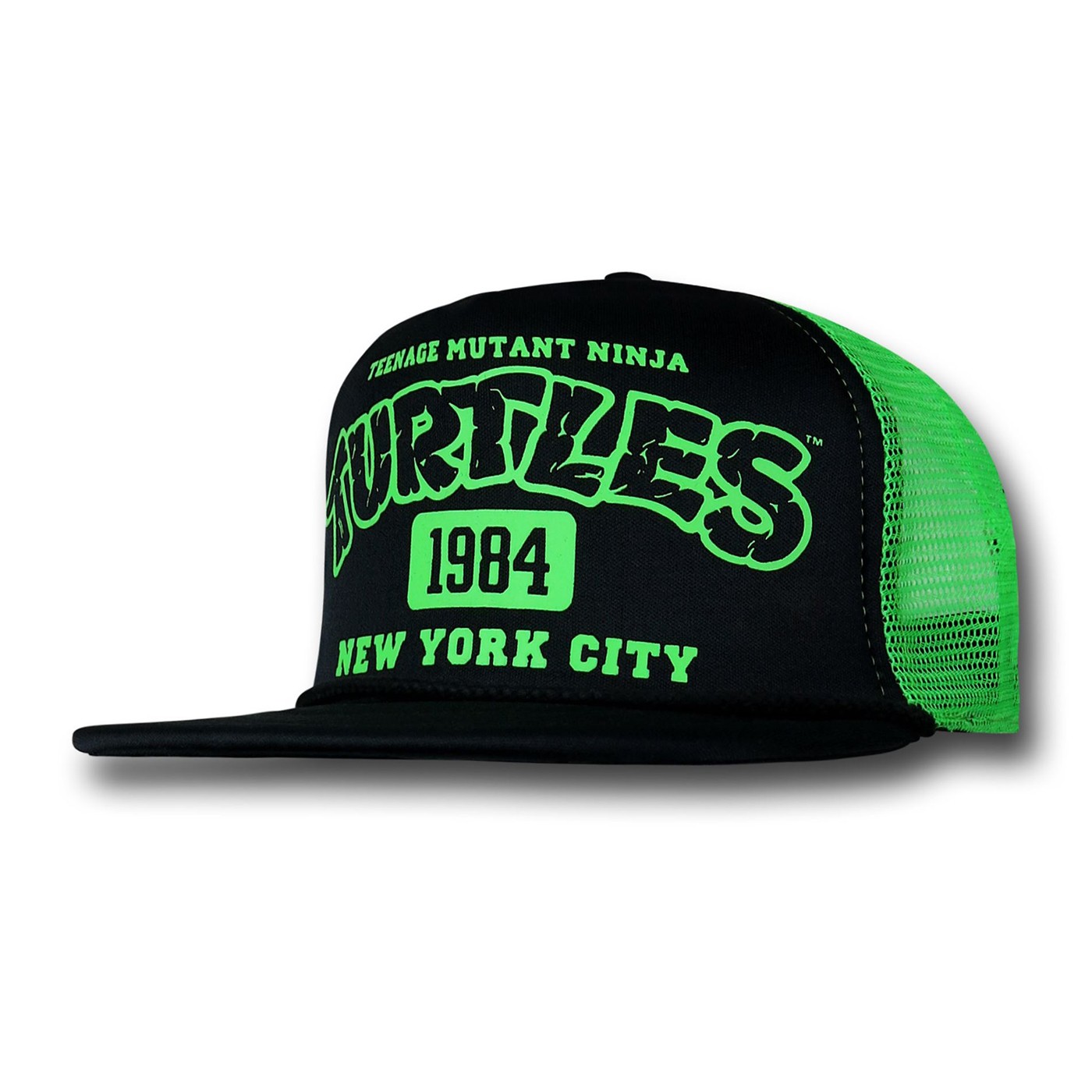TMNT 1984 NYC Trucker Hat, Black
