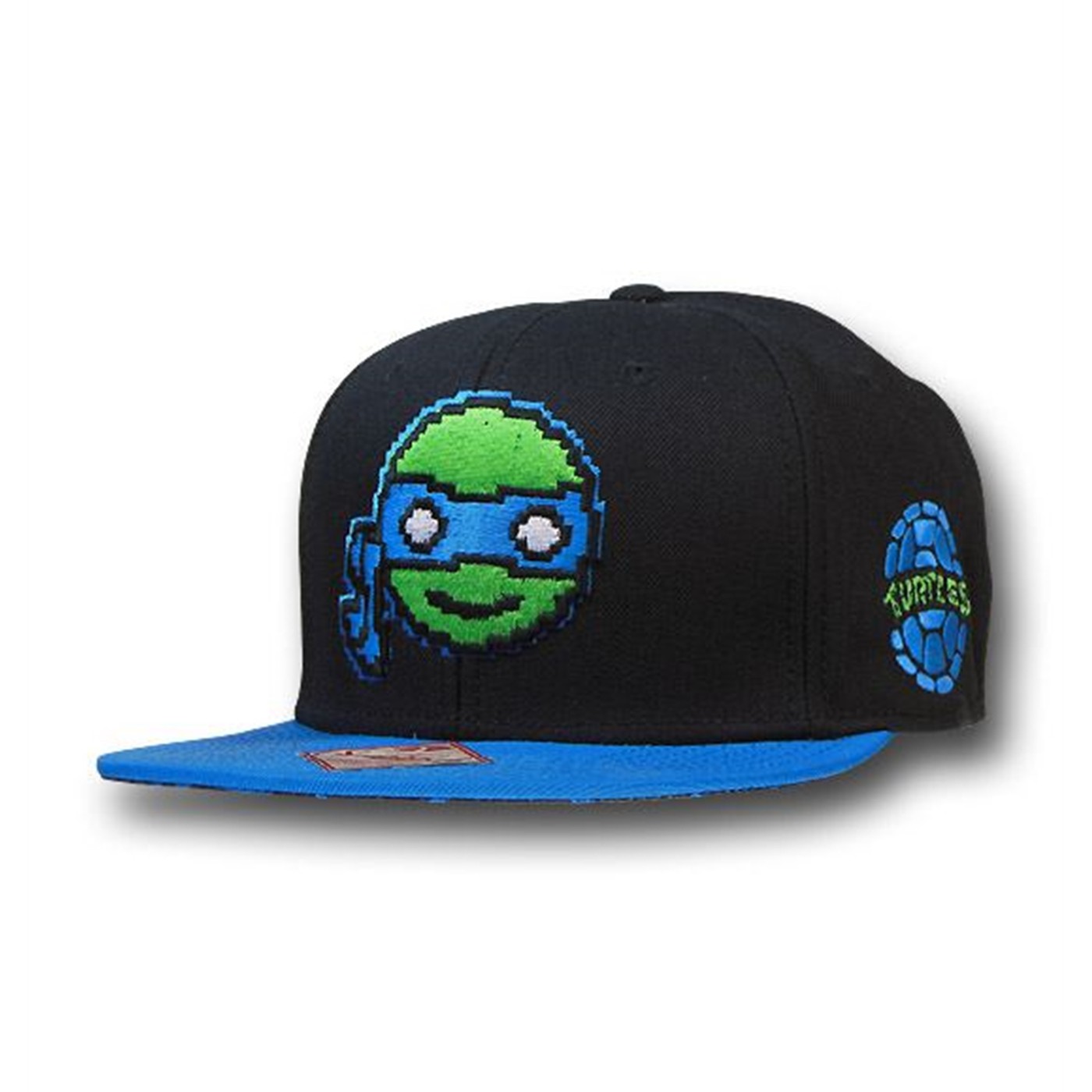 TMNT Pixel Leonardo Snapback Cap, Black