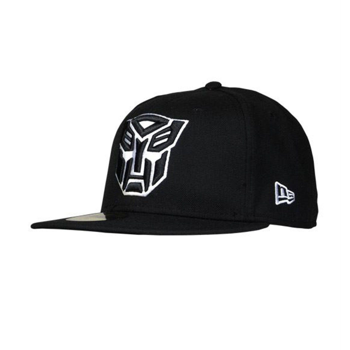 Transformers 59Fifty Autobot Black Flat Bill Cap, Black