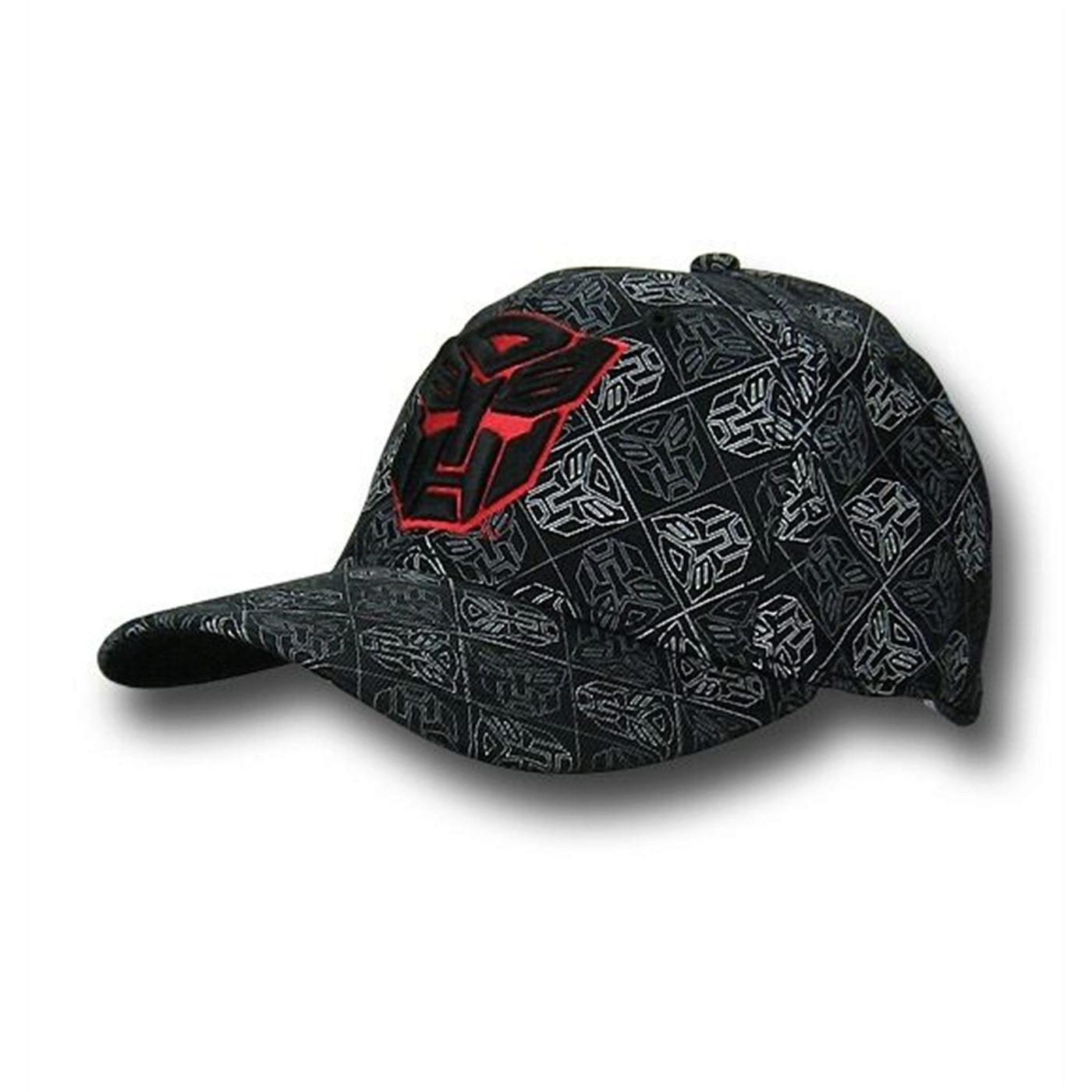 Transformers Autobot Symbol Print Baseball Cap, Black