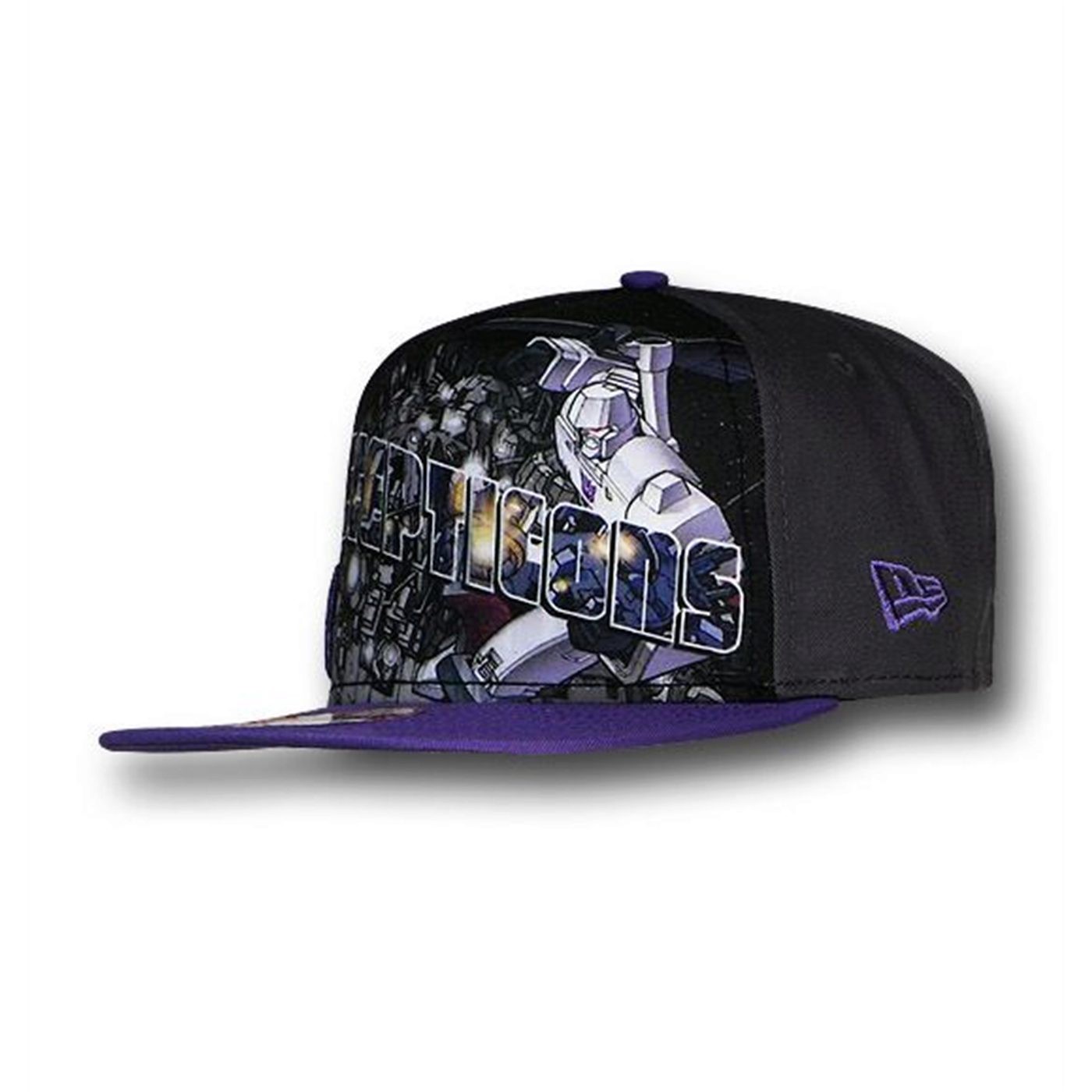 Decepticon Postcard 9Fifty Snapback Cap, Grey