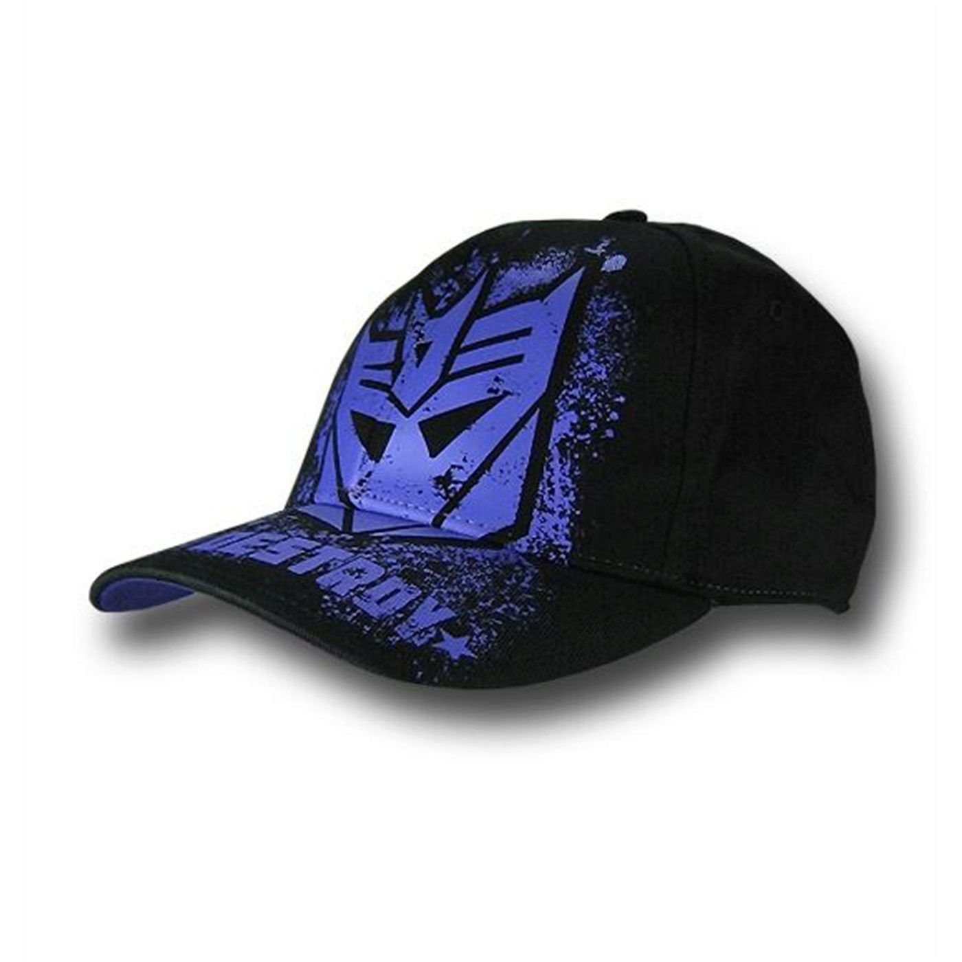 Transformers Decepticon Destroy Black Baseball Cap, Black