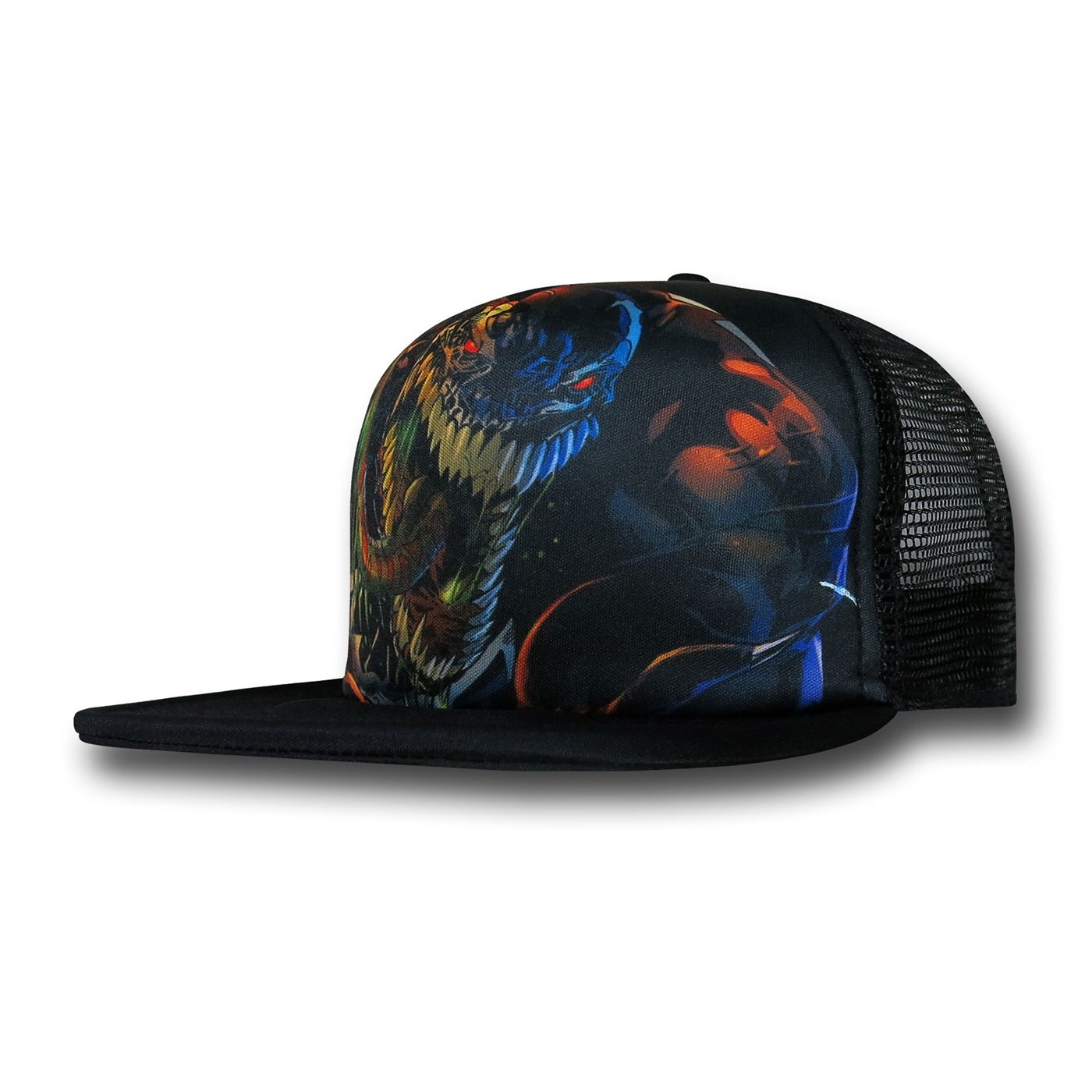 Venom Sublimated Trucker Hat, Black