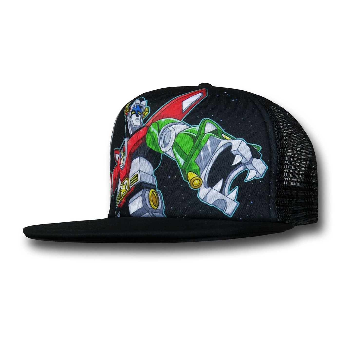 Voltron Group Trucker Hat, Black
