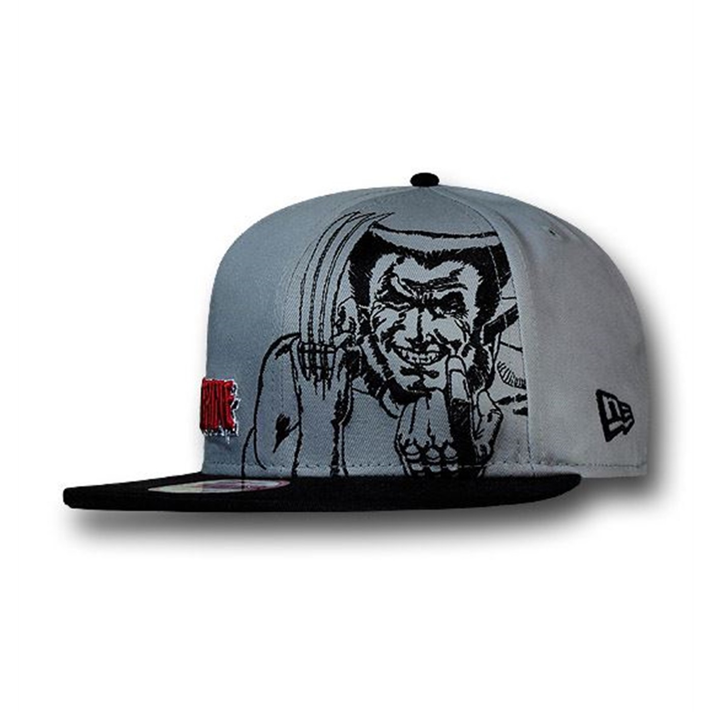 Wolverine #1 Grey 9Fifty Snapback Cap, Grey