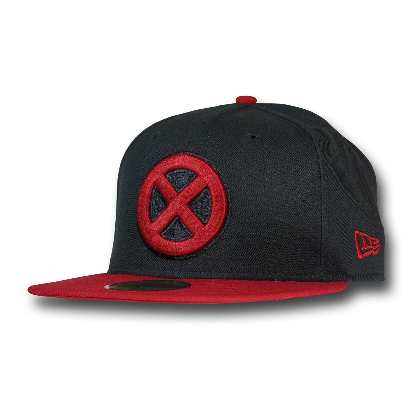 X-Men Symbol Red Bill Black 59Fifty Cap, Black