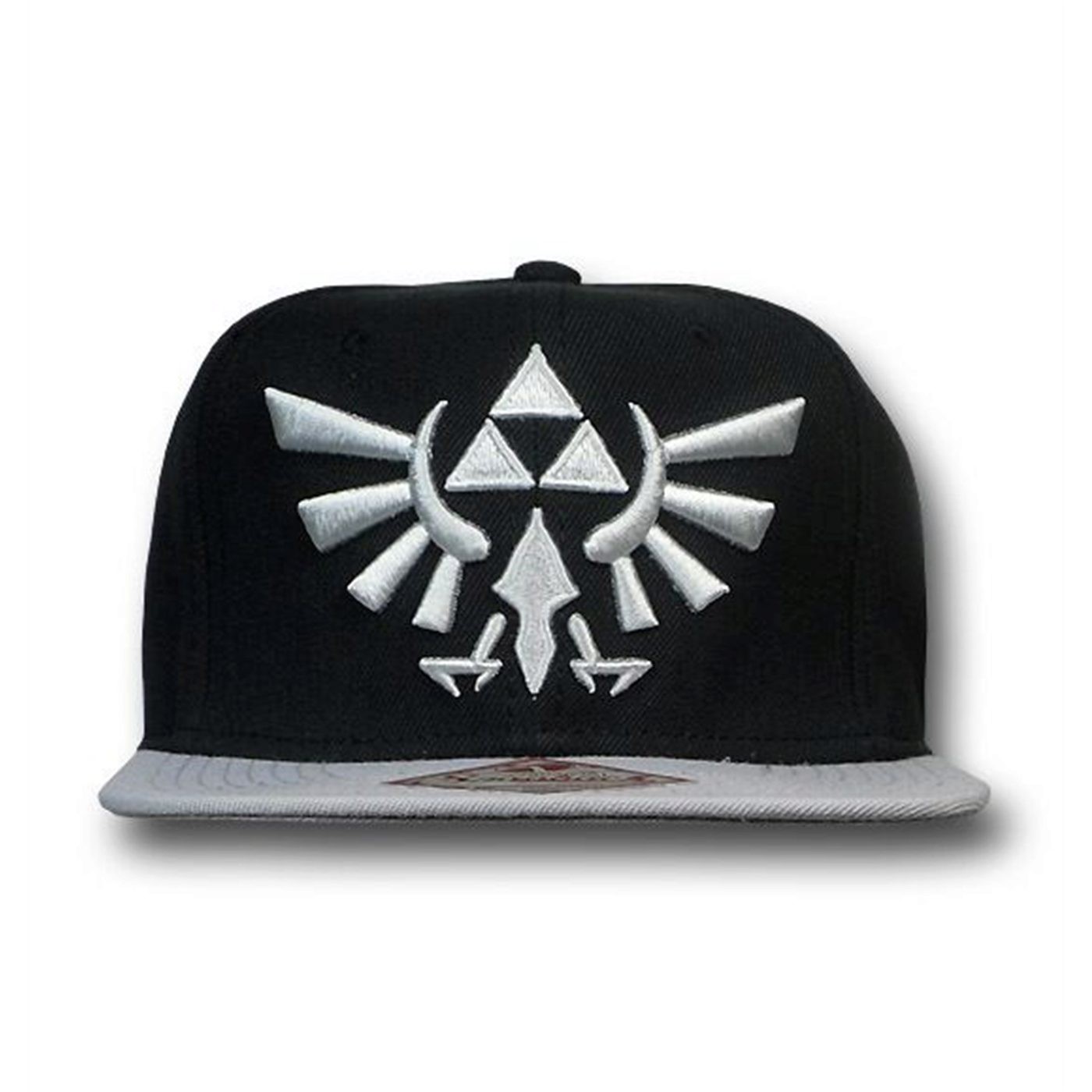 Zelda Crest Flat Bill Snapback Cap